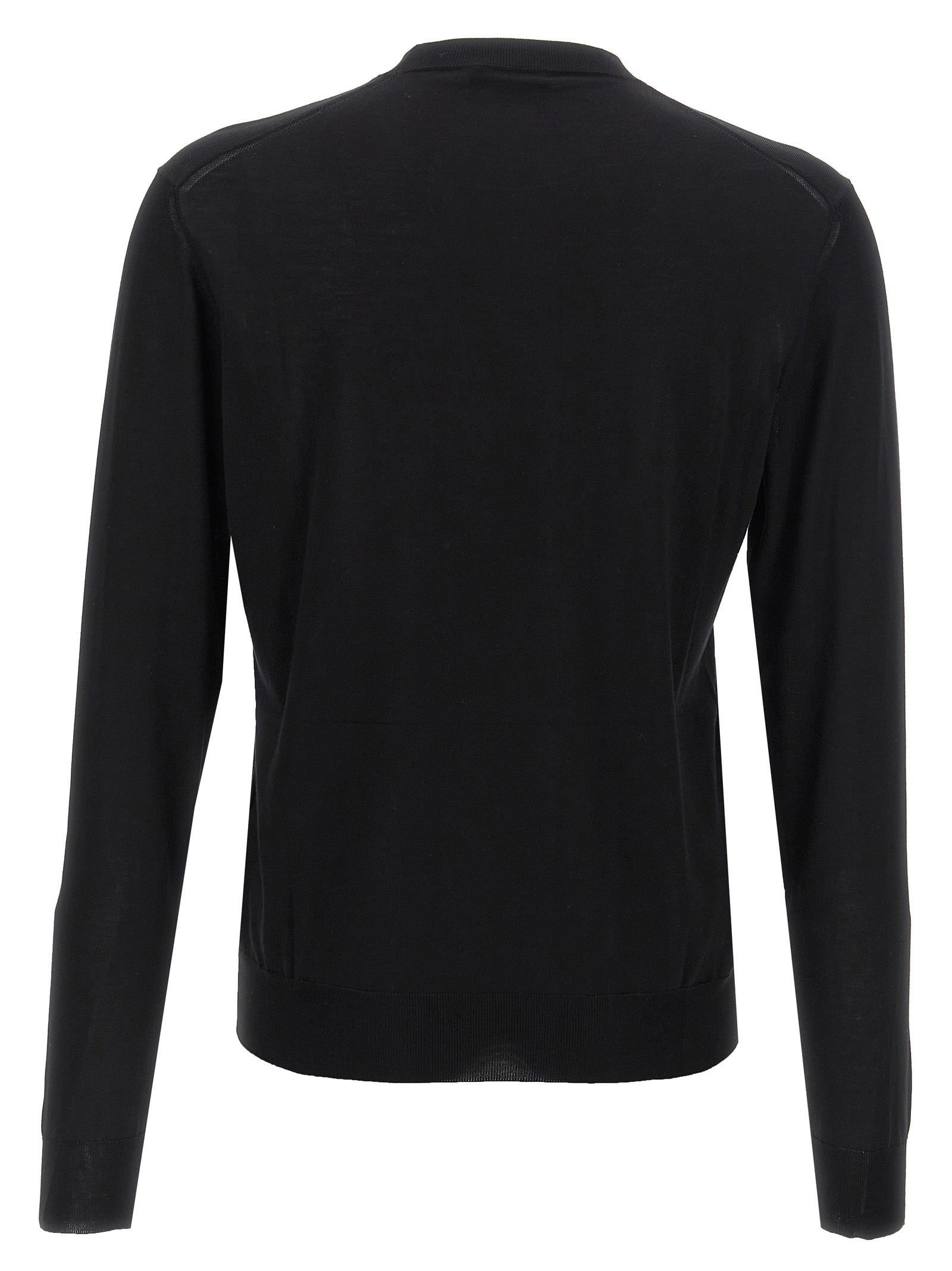 Black Silk Cardigan