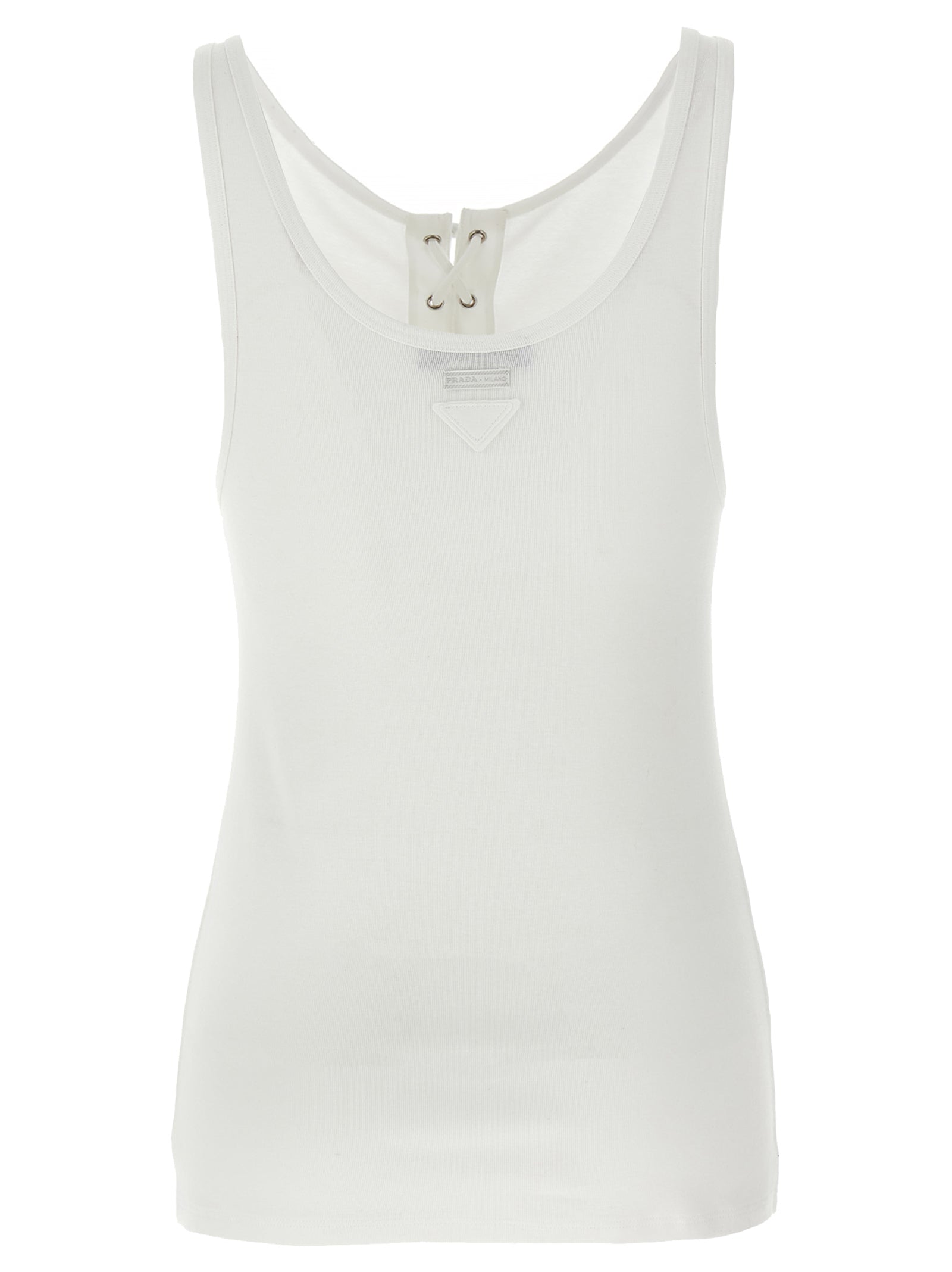 White Cotton Tank Tops