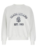 White Cotton Sweatshirt