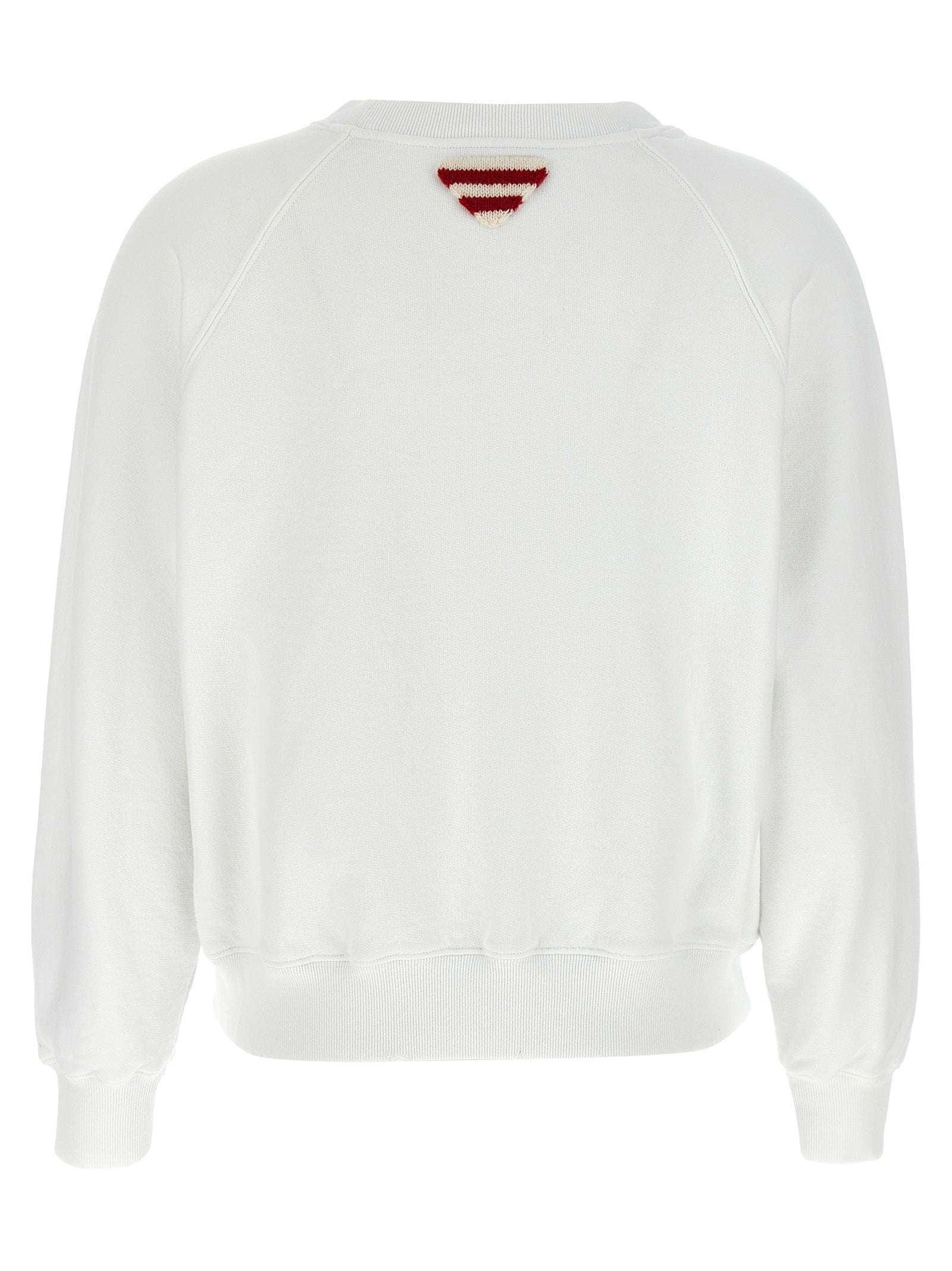 White Cotton Sweatshirt