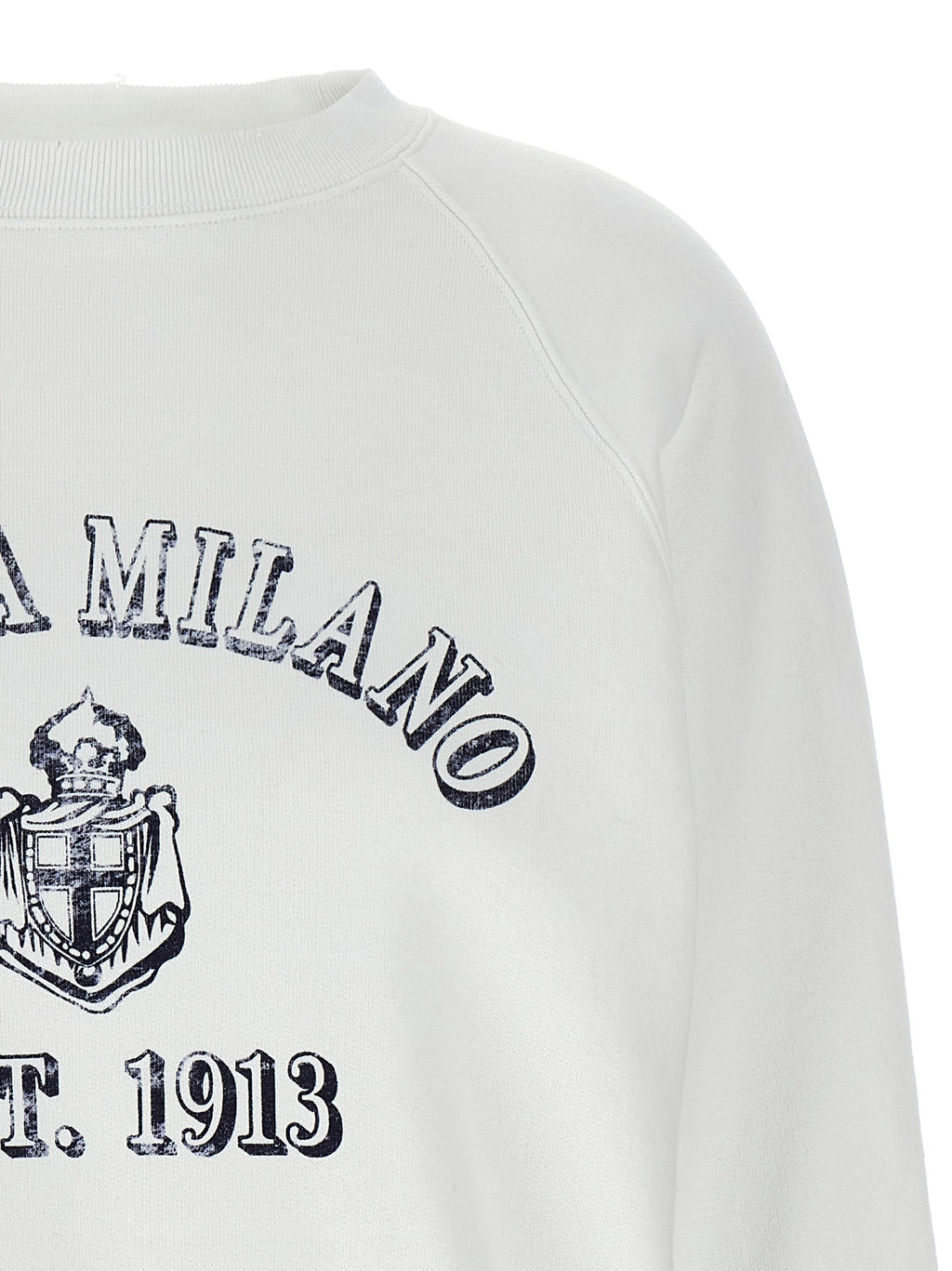 White Cotton Sweatshirt