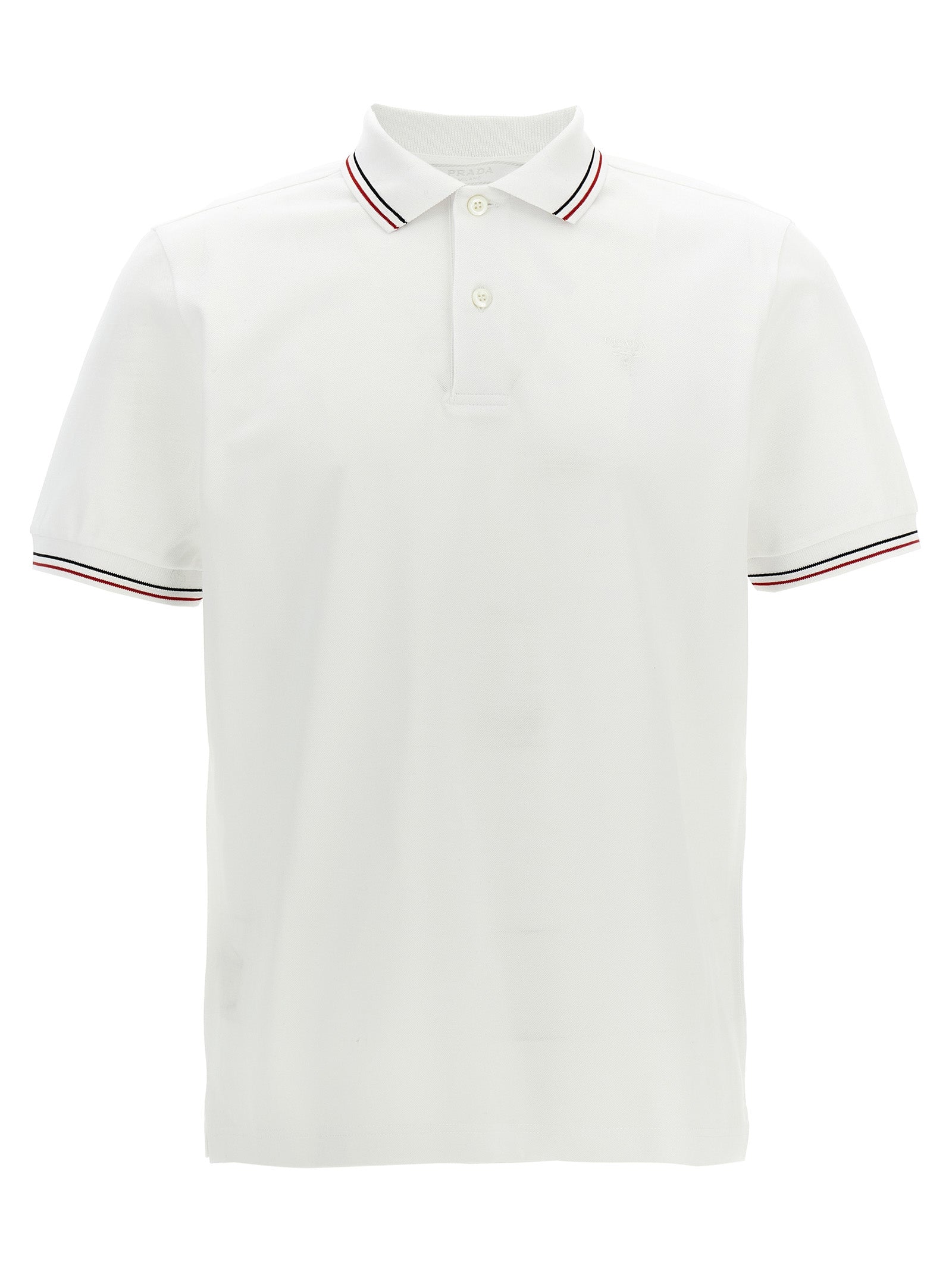 White Cotton Polo Shirt