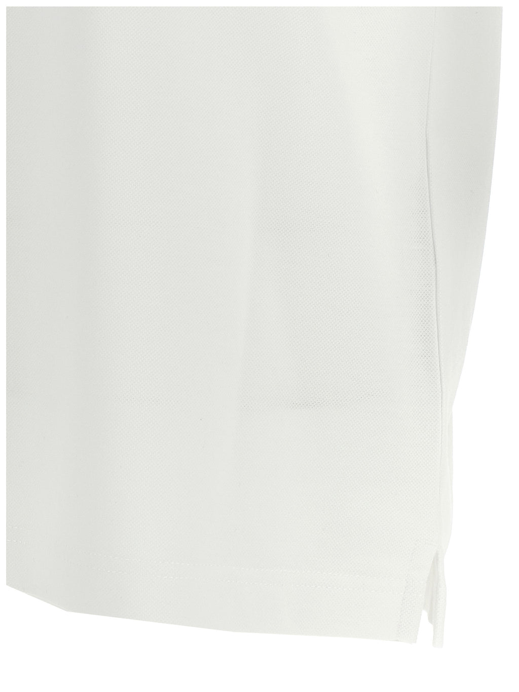 White Cotton Polo Shirt