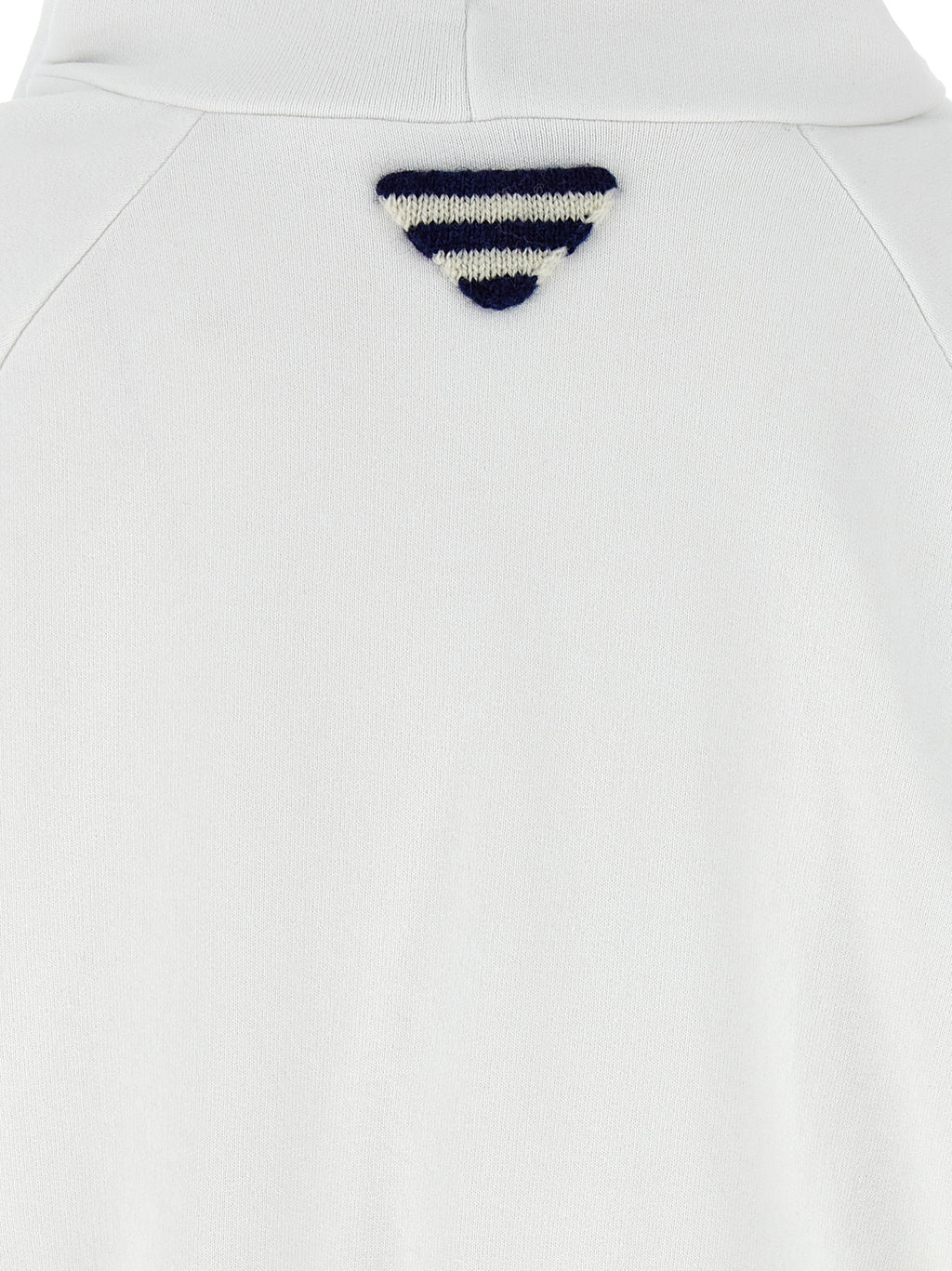 White Cotton Sweatshirt