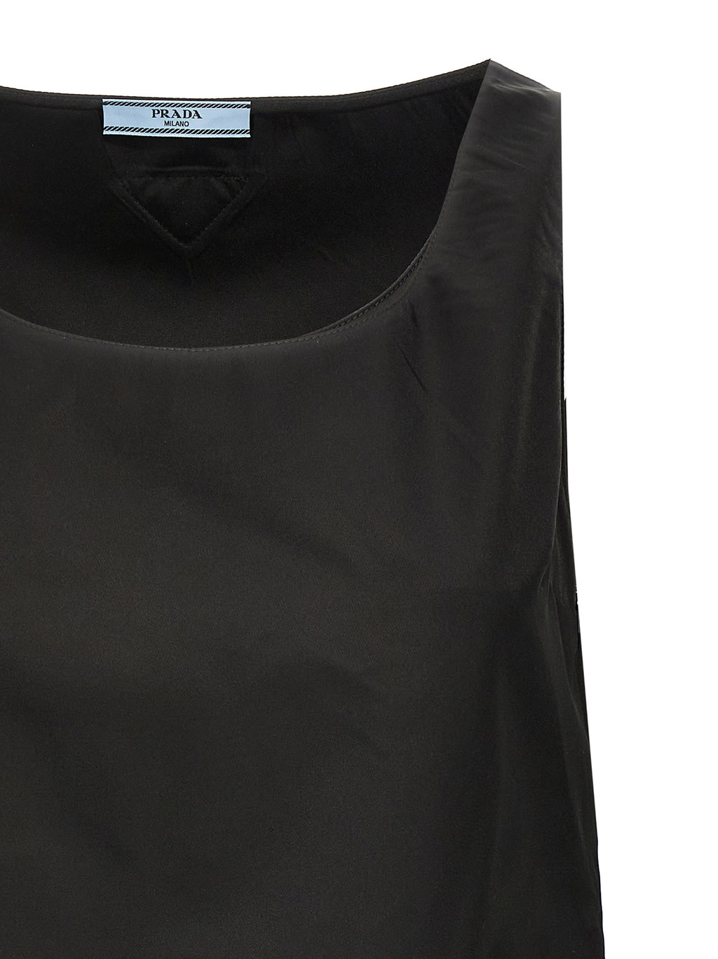 Black Polyamide Short Dress