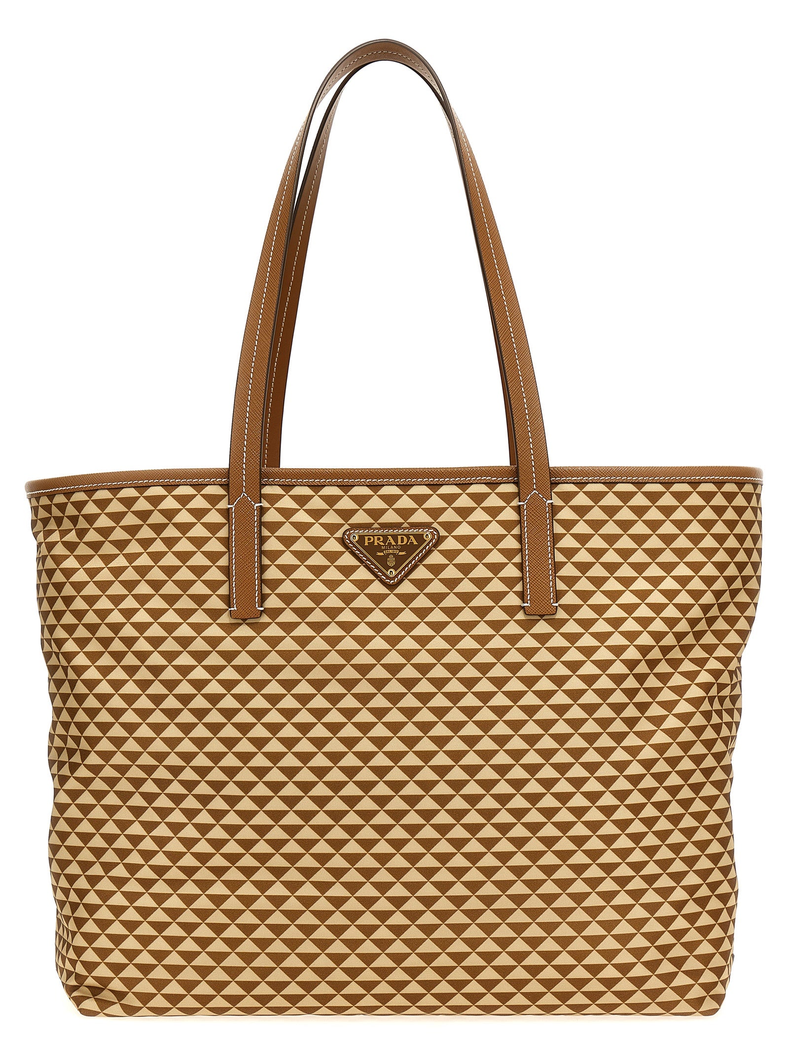 Multicolor Polyamide Tote Bag