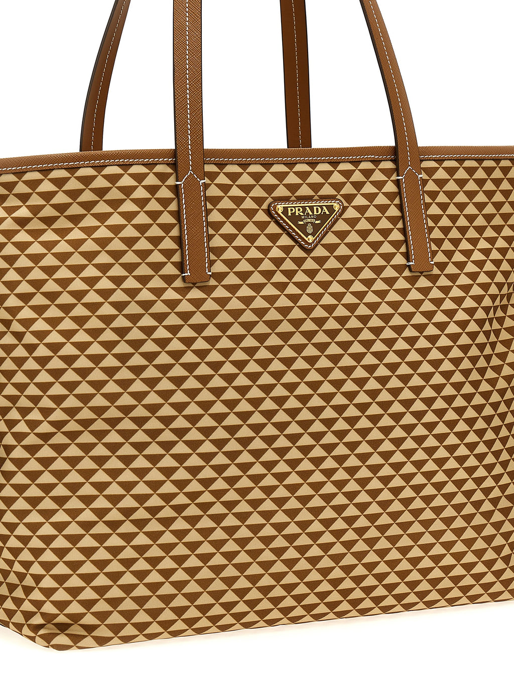 Multicolor Polyamide Tote Bag