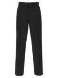 Black Virgin Wool Casual Pants