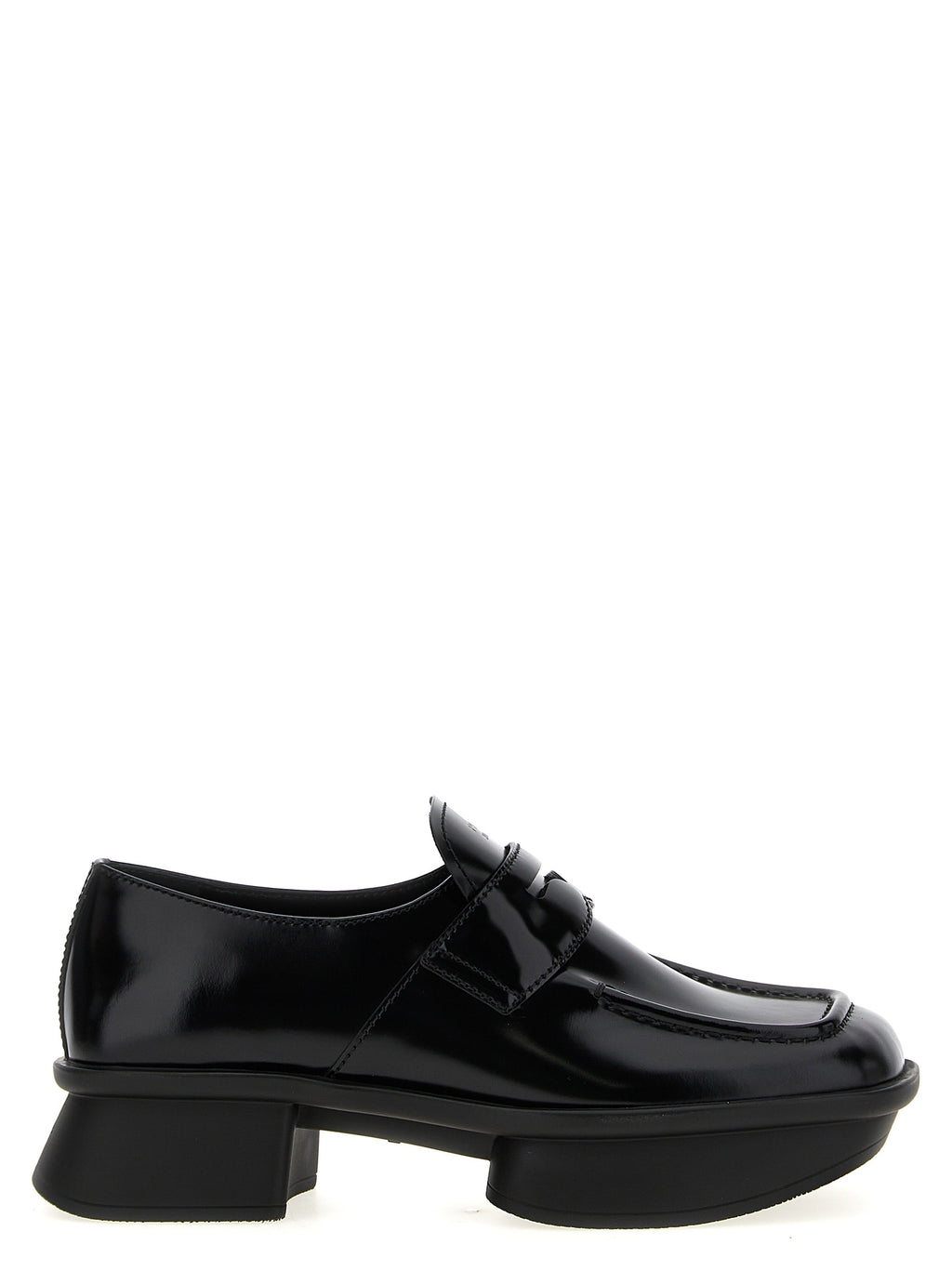 Black Calfskin Slip-On Loafers