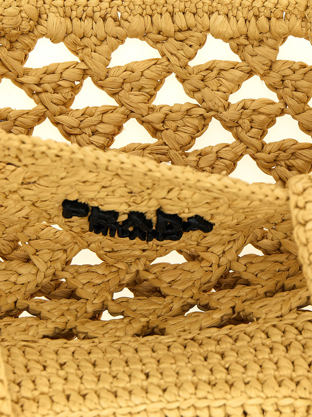 Beige Viscose Handbag