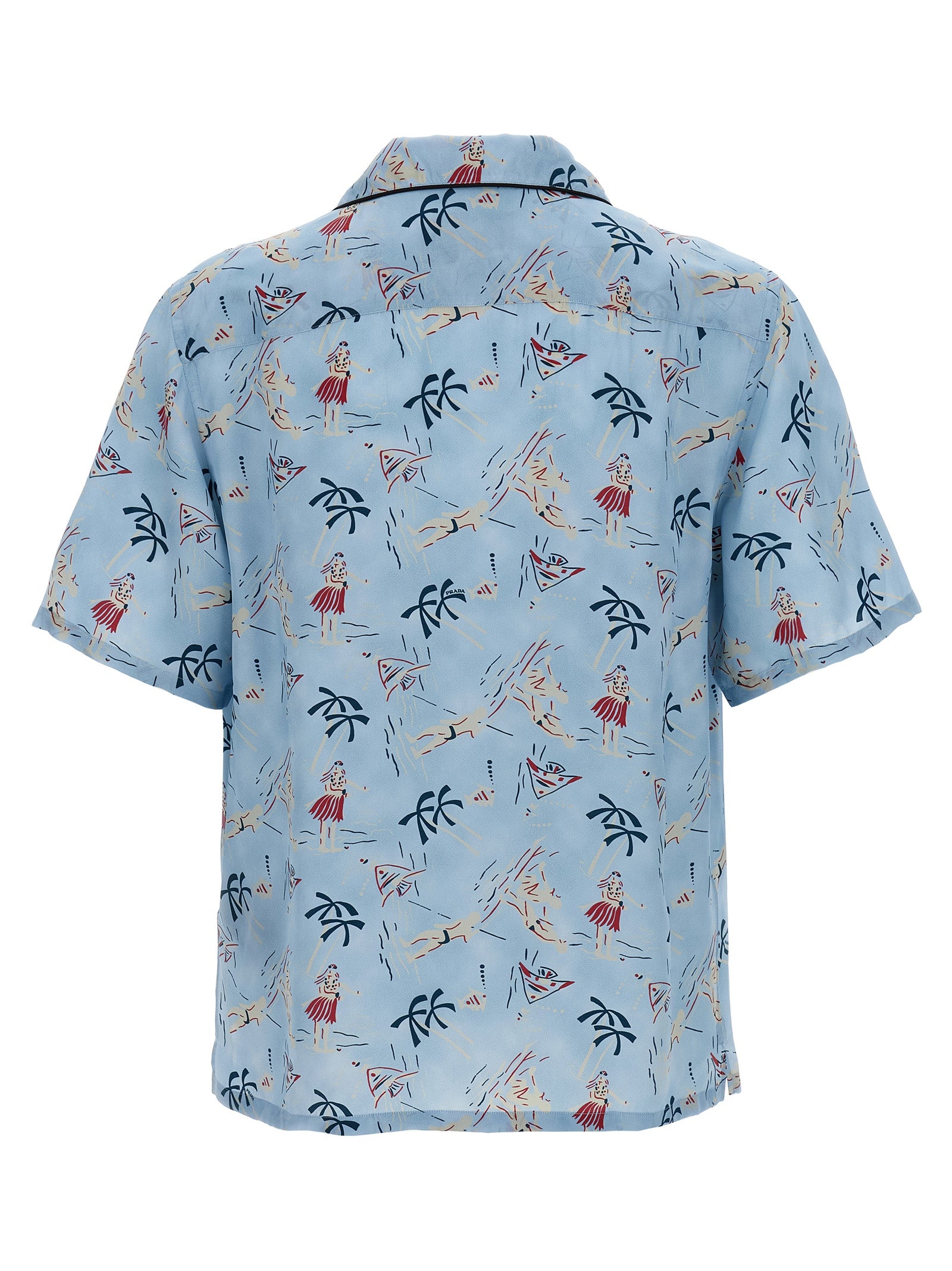 Blue Viscose Blouse