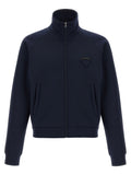 Blue Polyester Sweatshirt