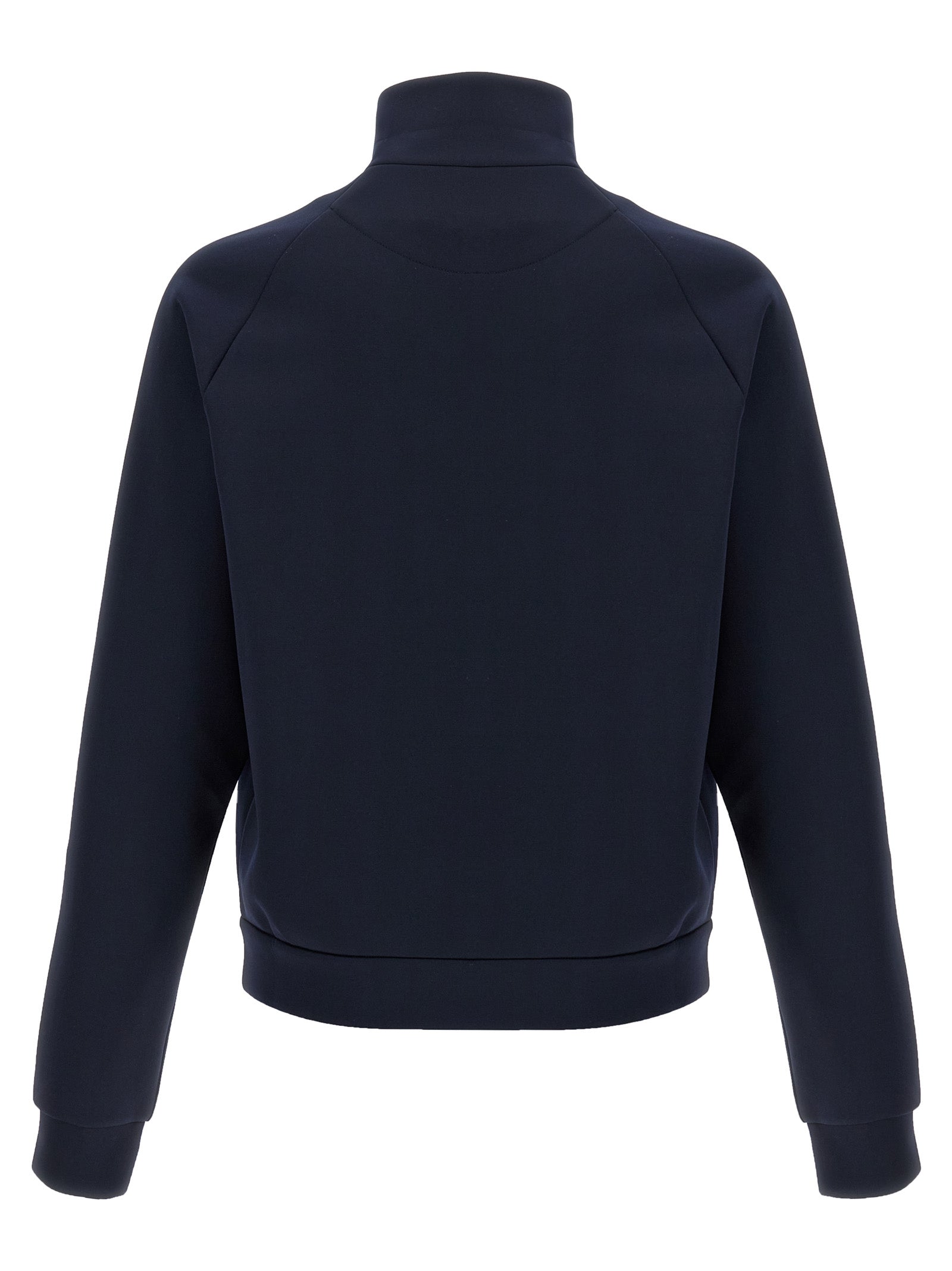 Blue Polyester Sweatshirt