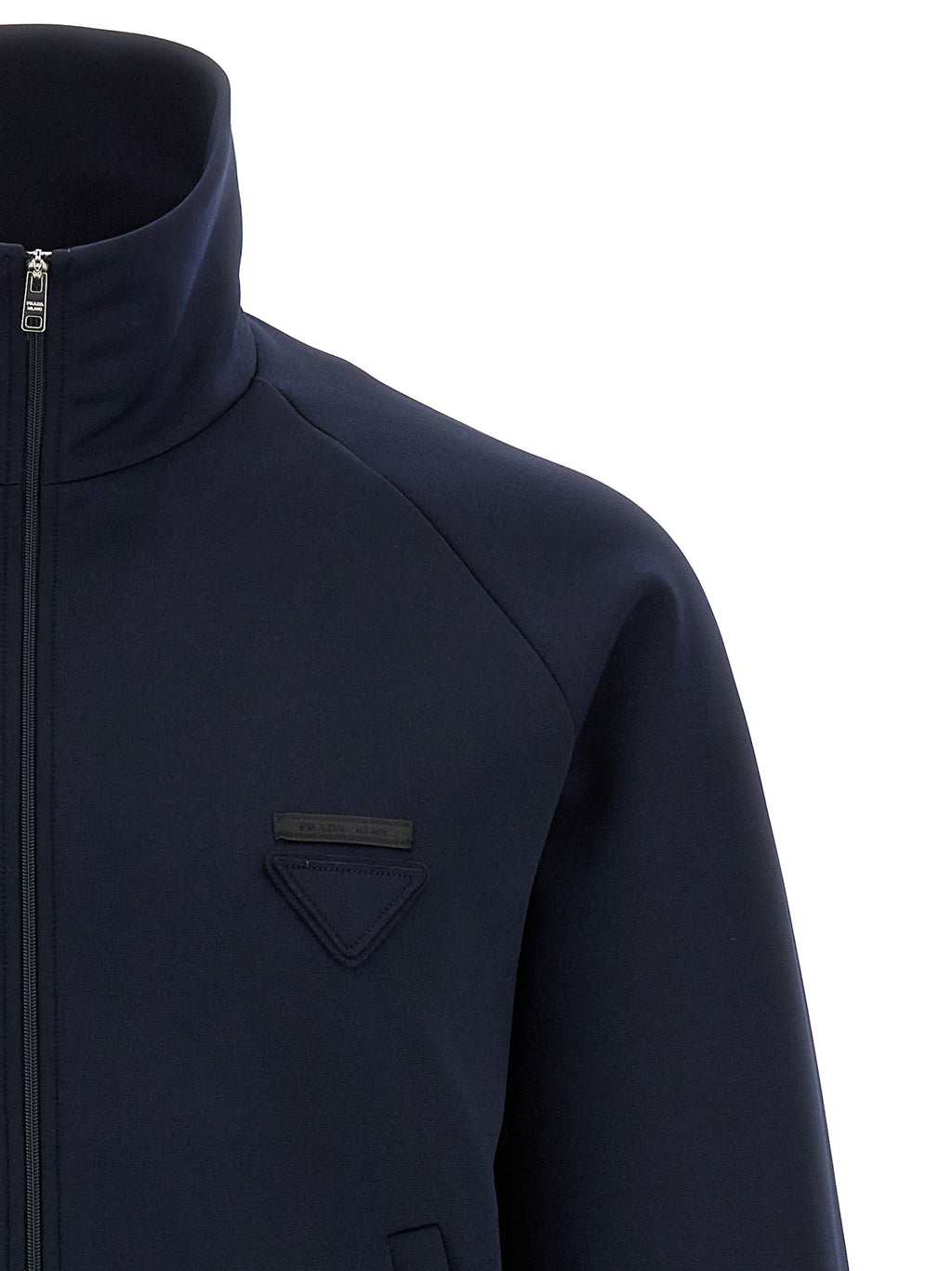 Blue Polyester Sweatshirt