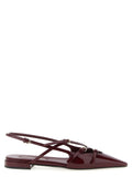Bordeaux Calfskin Ballet Flats