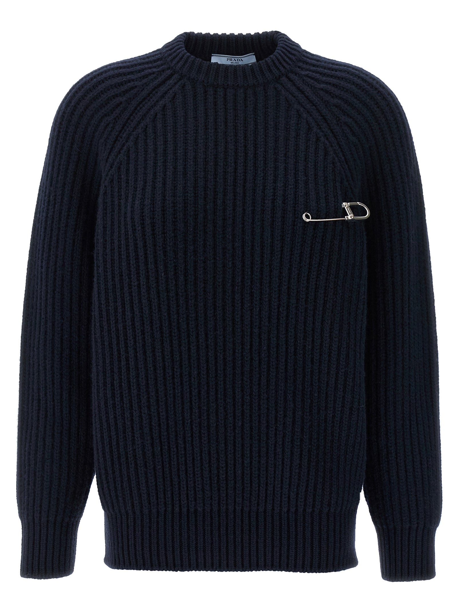Blue Virgin Wool Cardigan