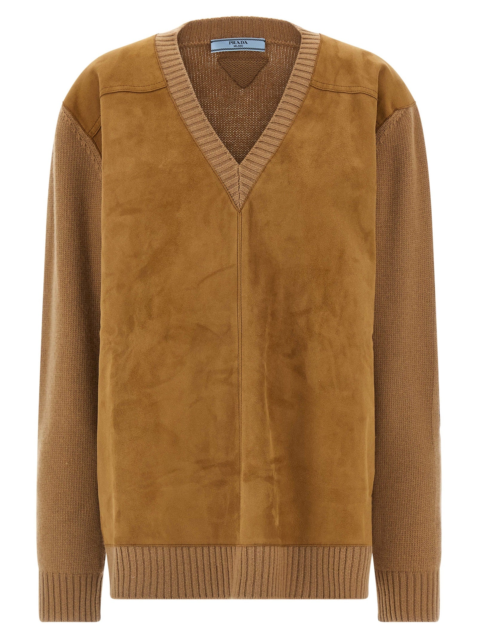 Brown Virgin Wool Cardigan