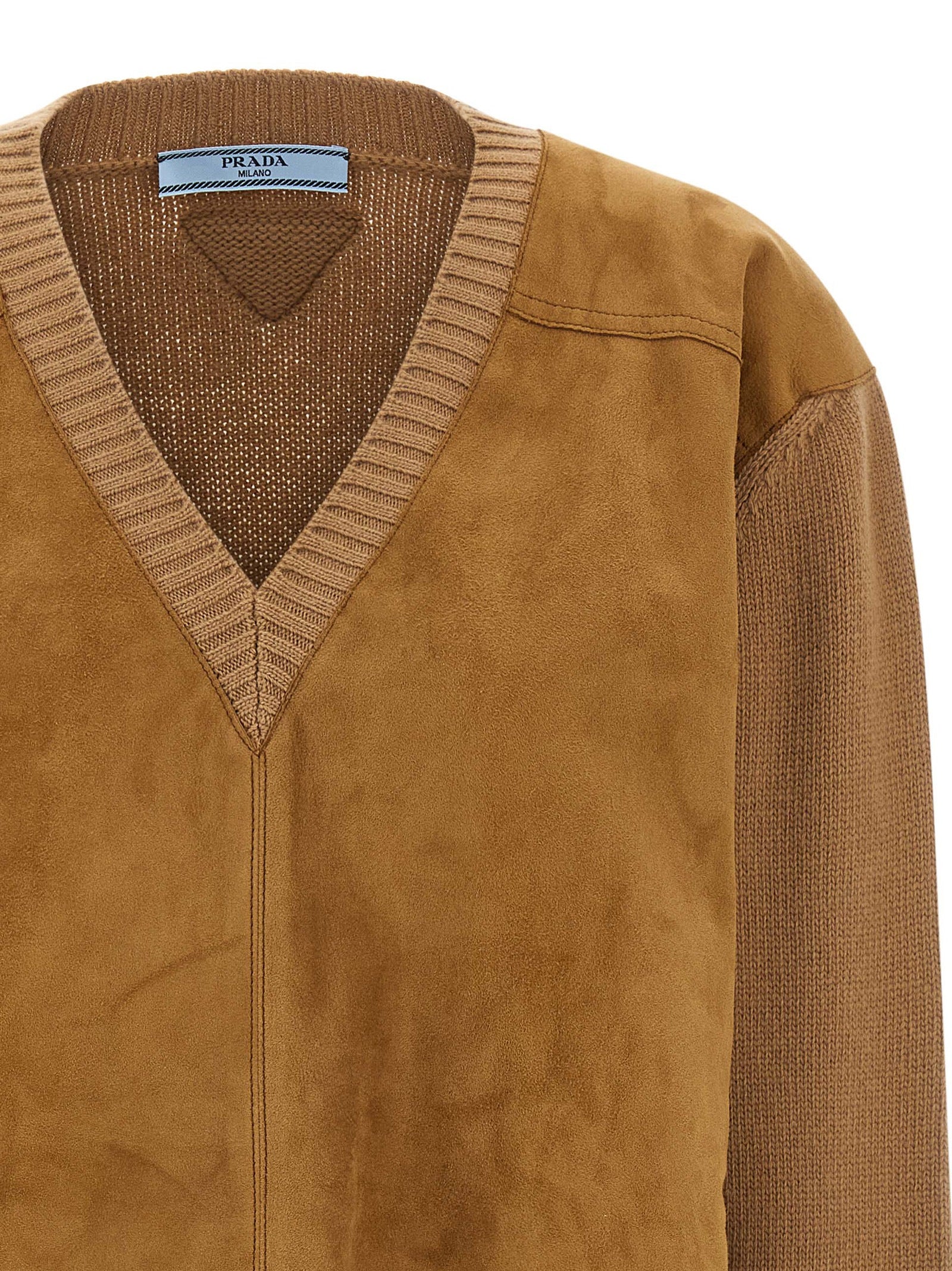 Brown Virgin Wool Cardigan
