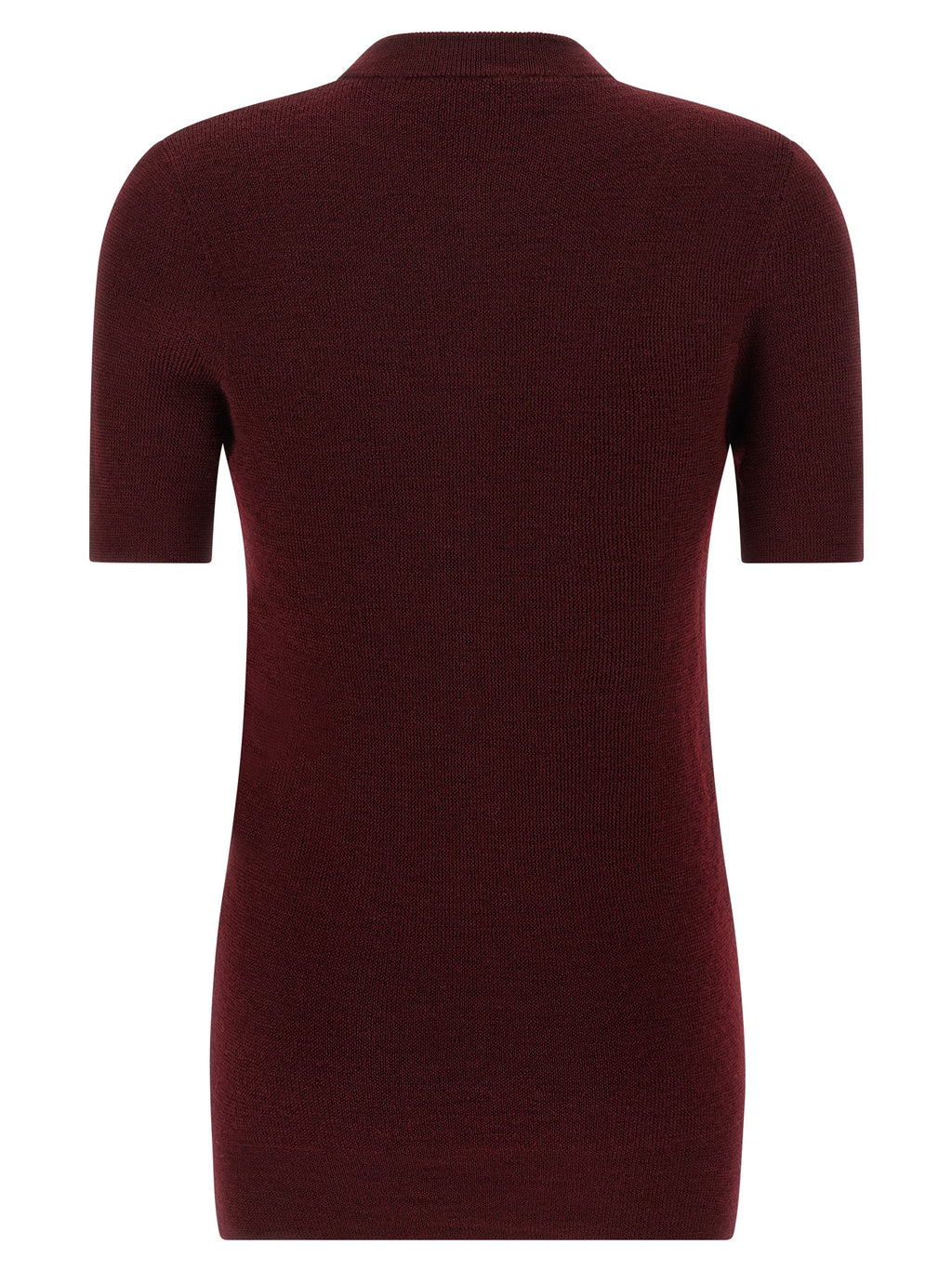 Bordeaux Virgin Wool Cardigan