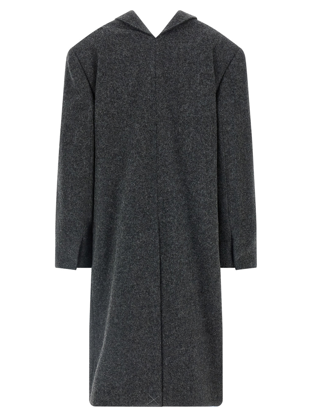 Gray Virgin Wool Coat