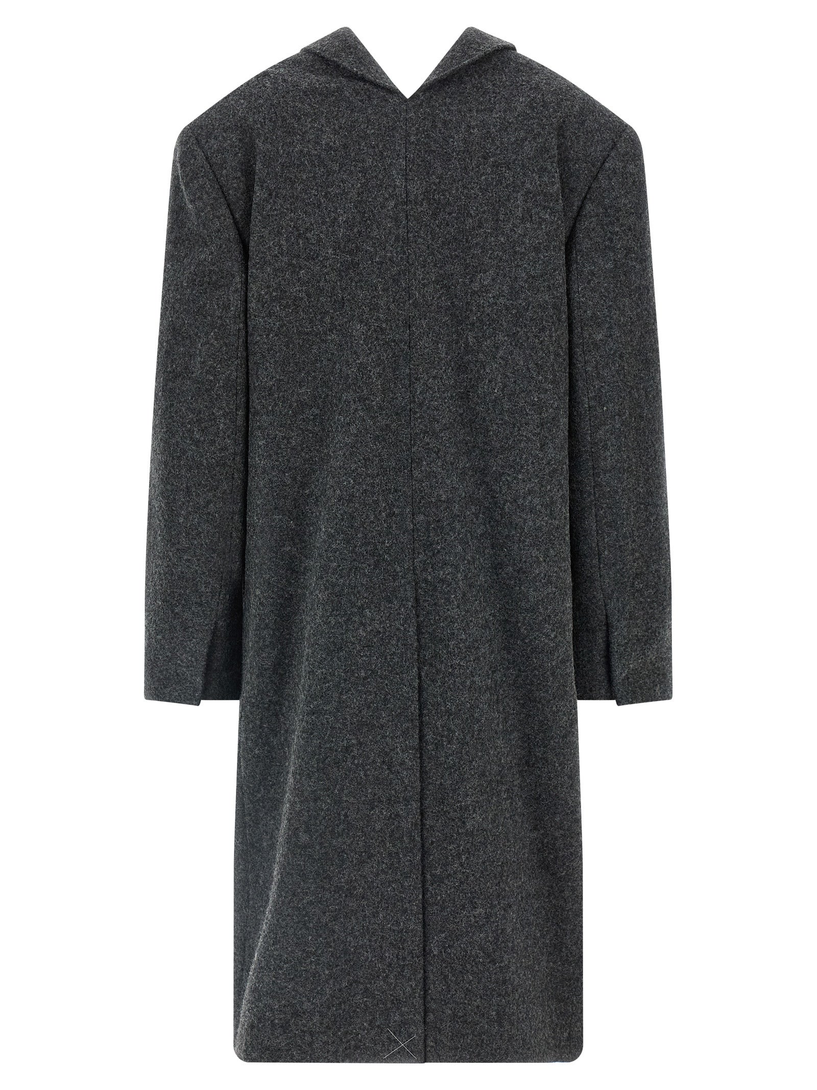 Gray Virgin Wool Coat