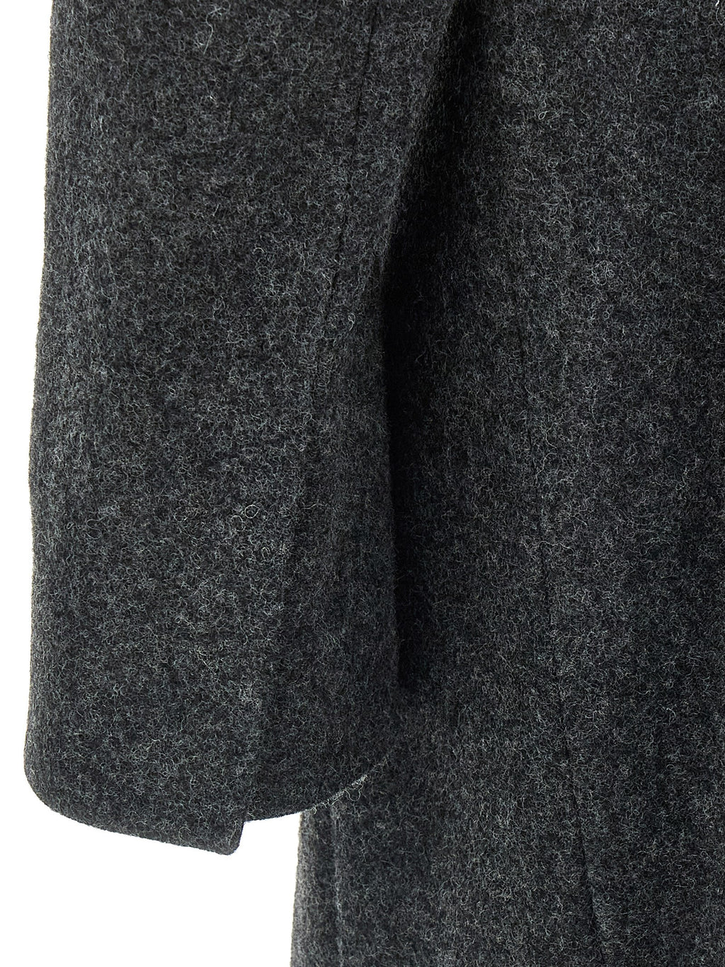 Gray Virgin Wool Coat