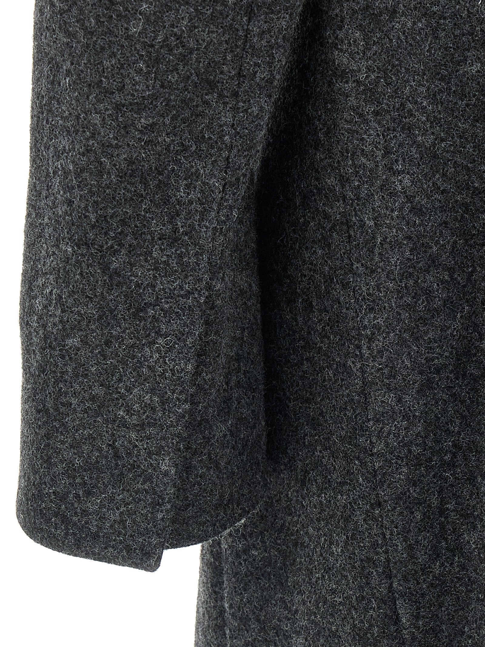Gray Virgin Wool Coat