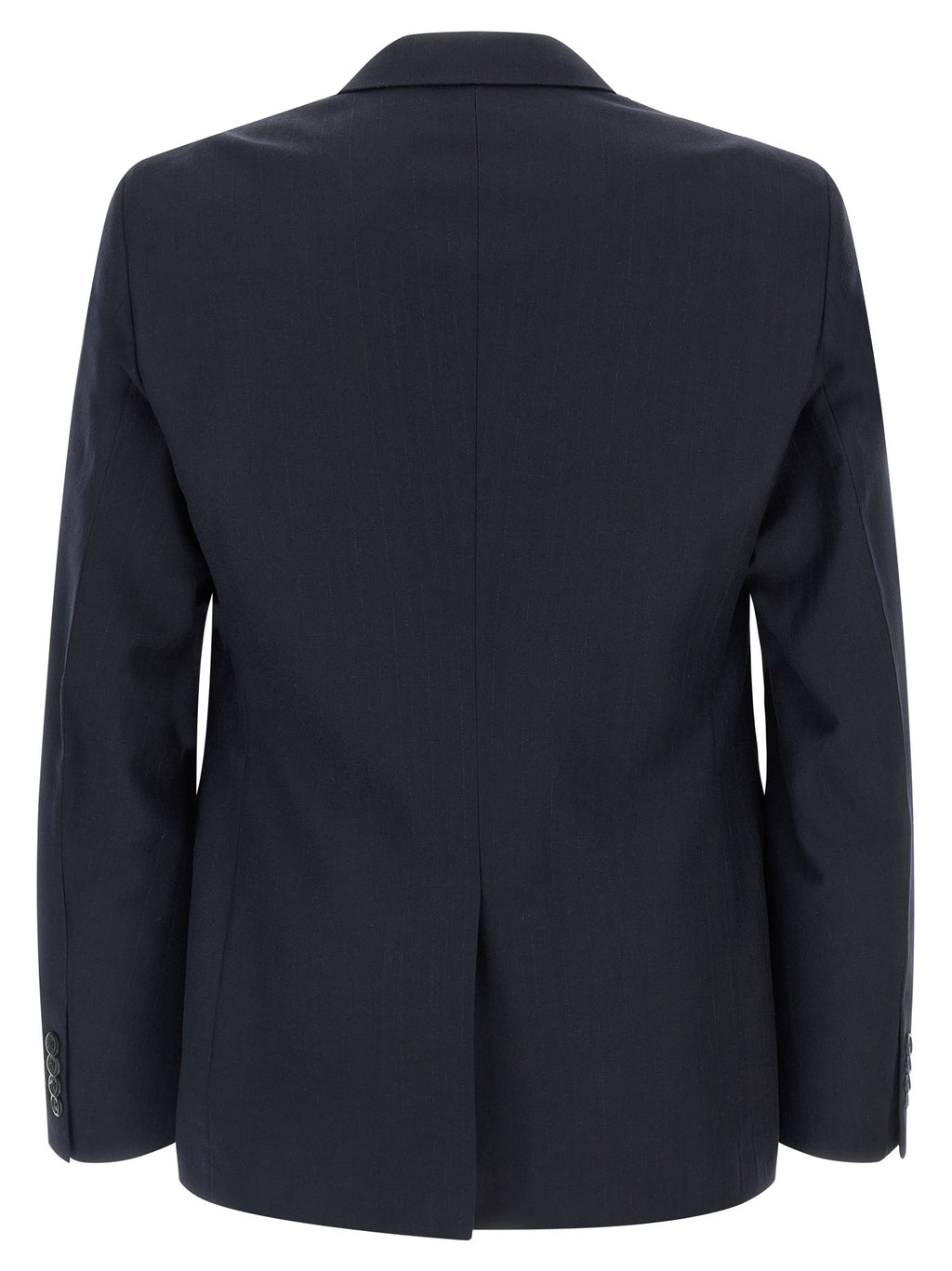 Blue Virgin Wool Two-Piece Suit