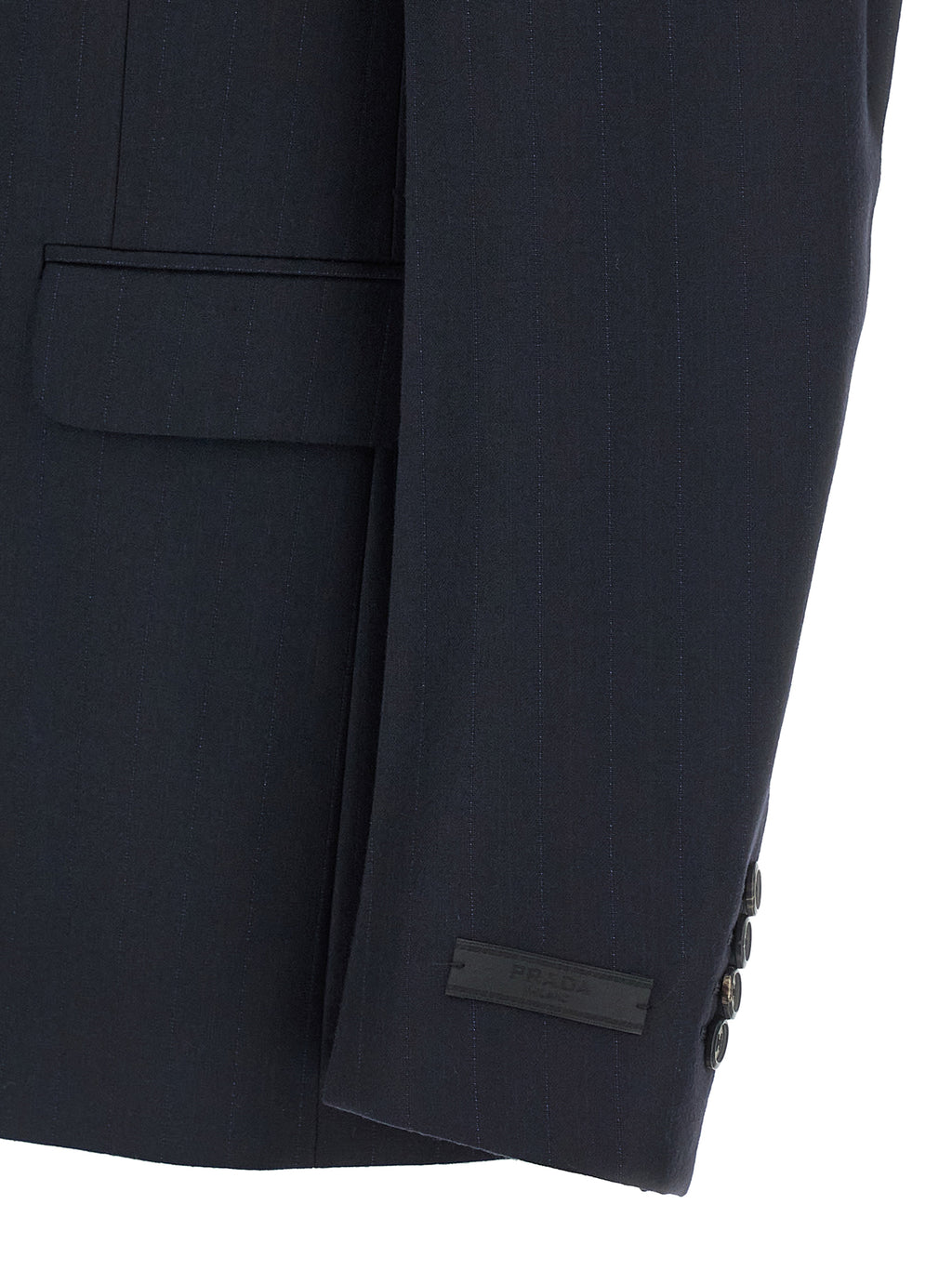 Blue Virgin Wool Two-Piece Suit