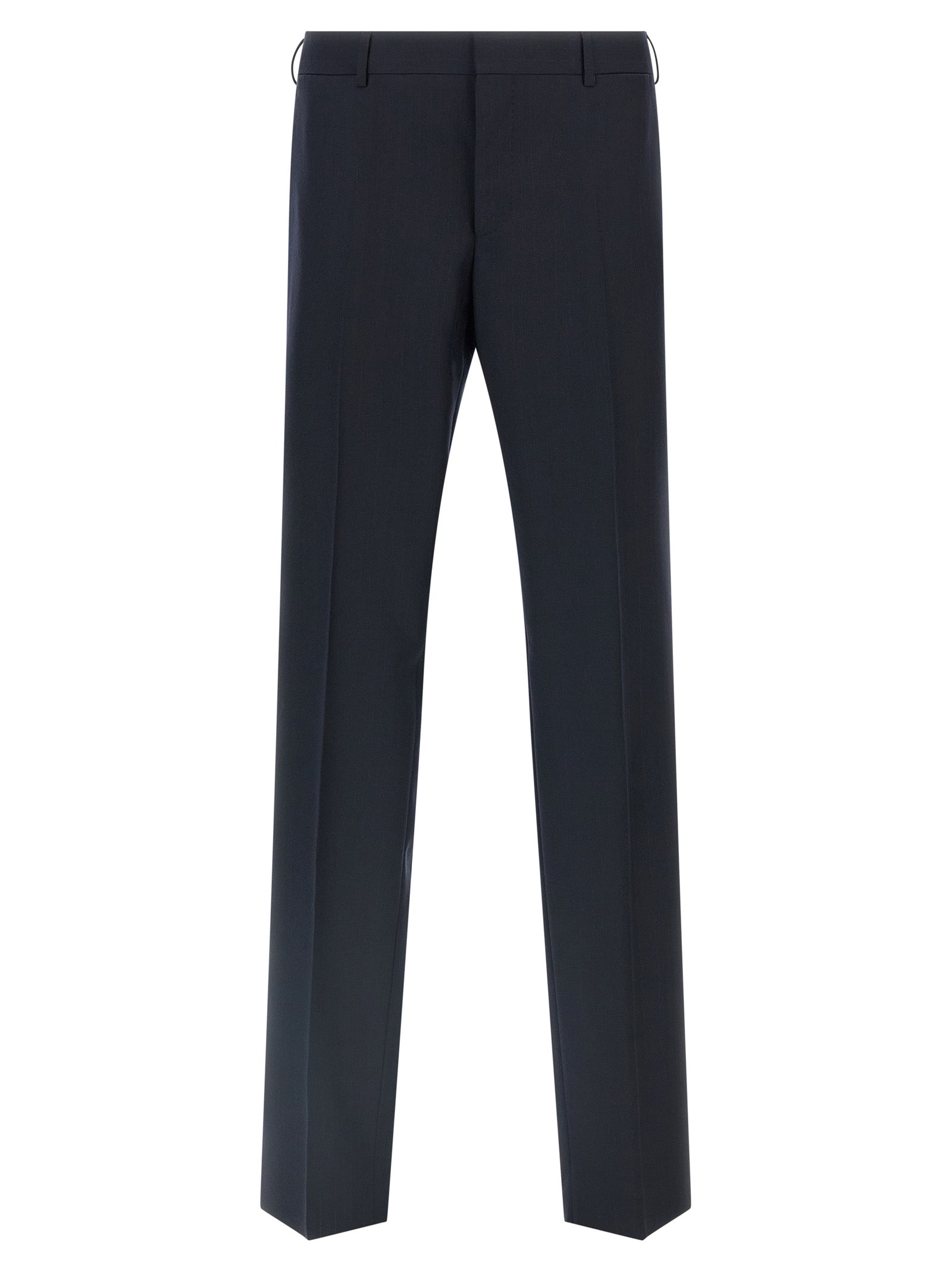 Blue Virgin Wool Two-Piece Suit