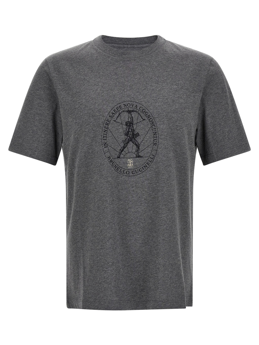 Gray Cotton T-Shirt