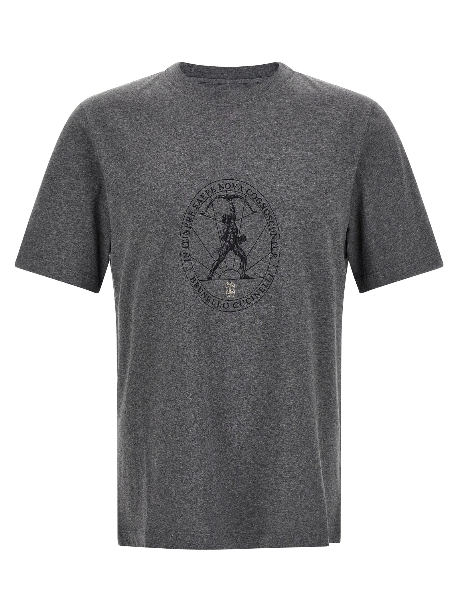 Gray Cotton T-Shirt