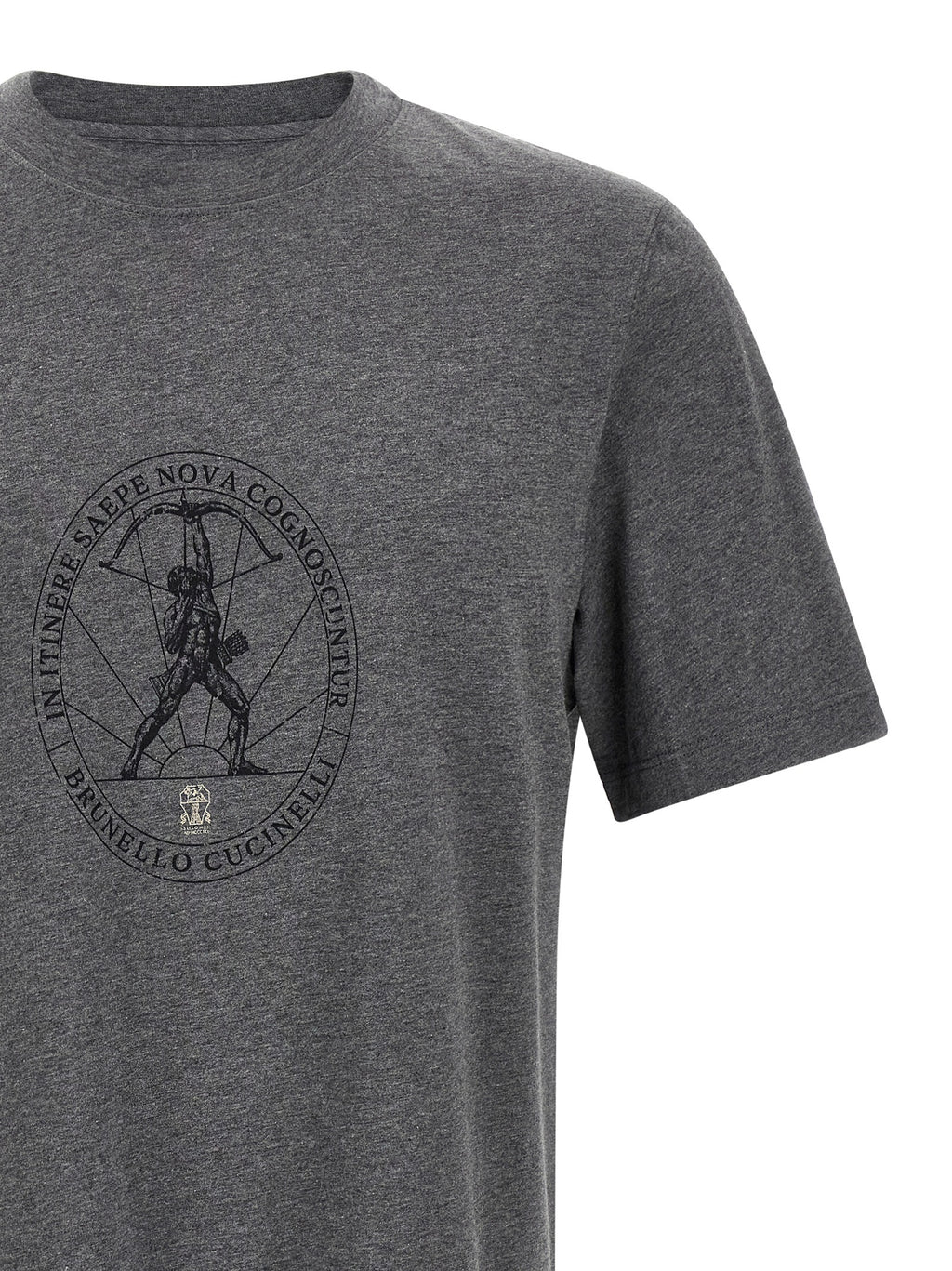 Gray Cotton T-Shirt