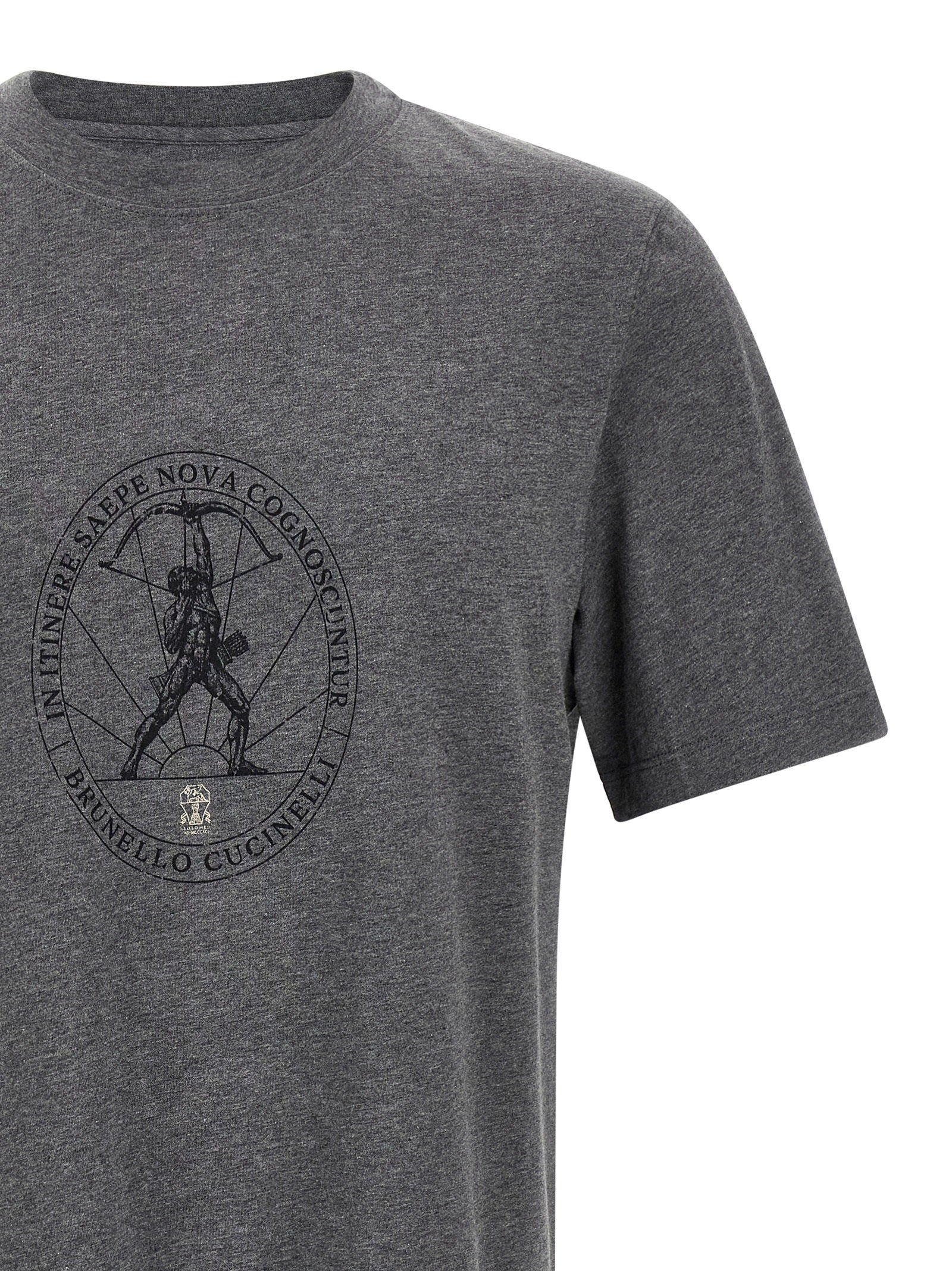 Gray Cotton T-Shirt