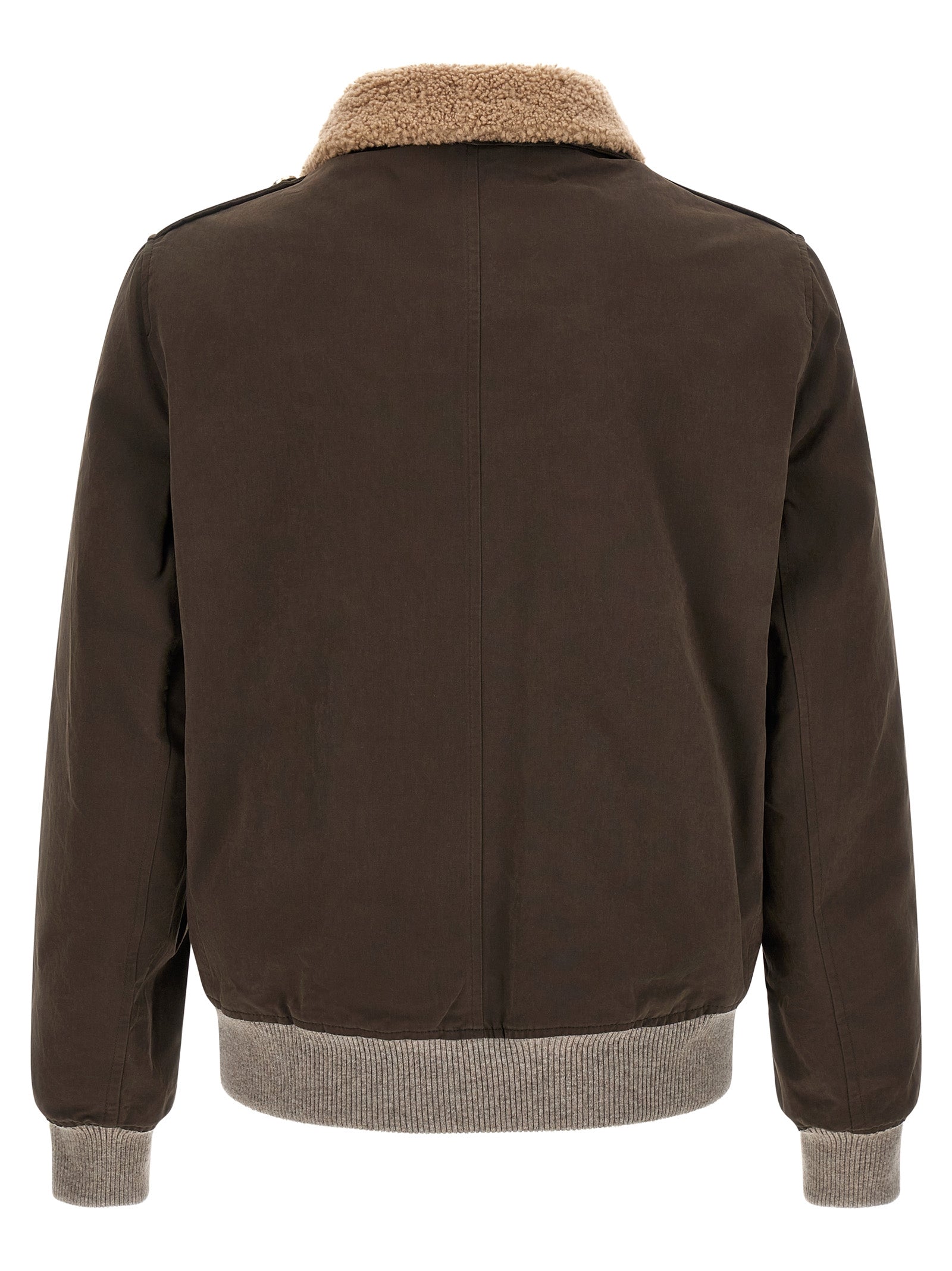 Brown Cotton Bomber