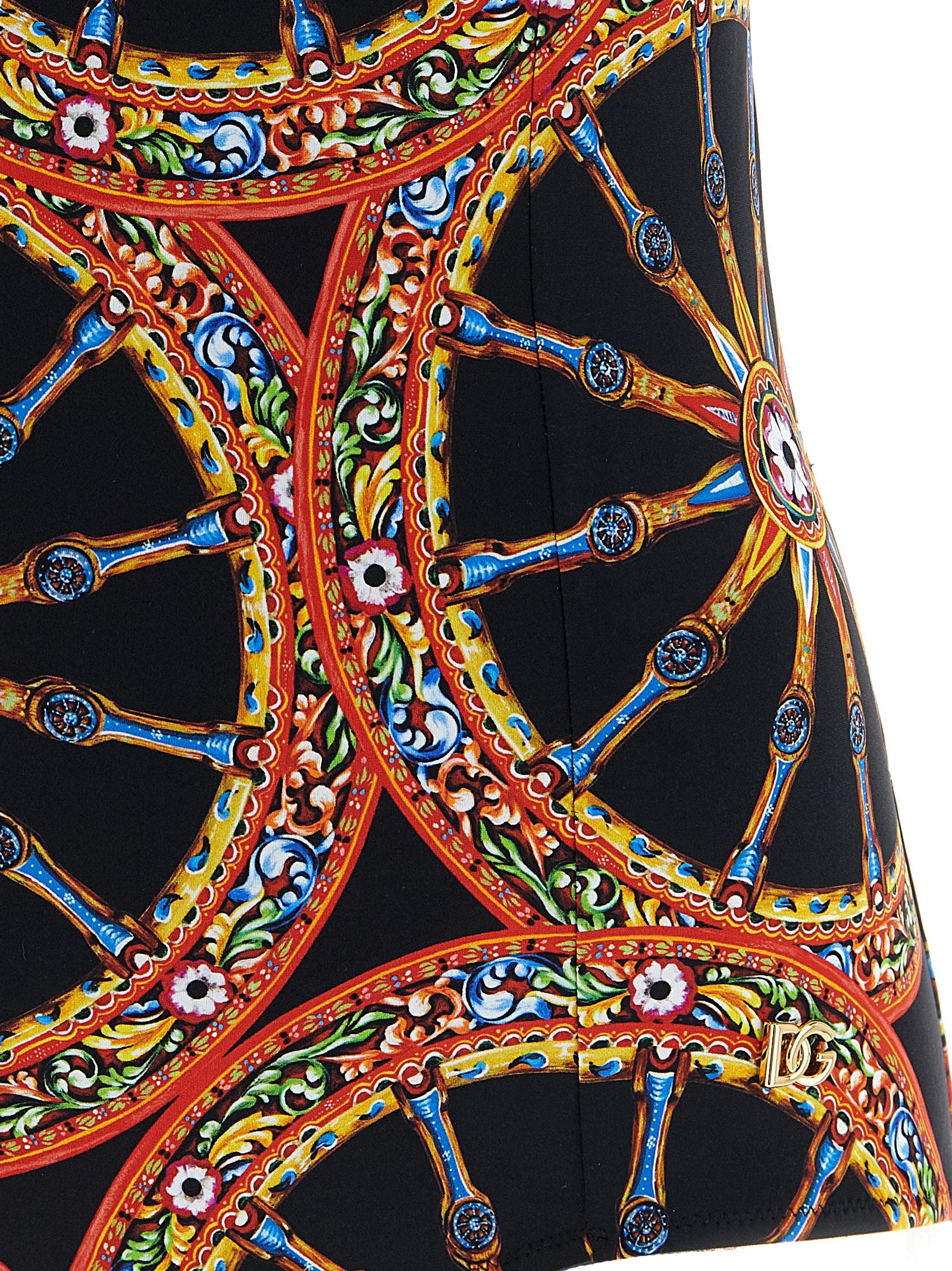 Multicolor Polyamide One-Piece Swimsuit
