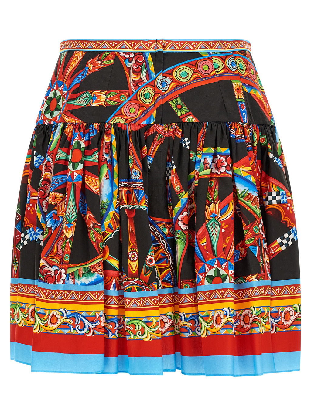 Multicolor Cotton Long Skirt