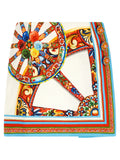 Multicolor Cotton Long Skirt