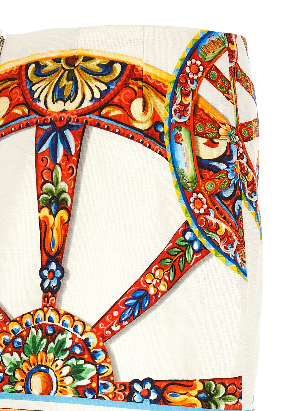 Multicolor Cotton Long Skirt