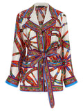 Multicolor Silk Blouse