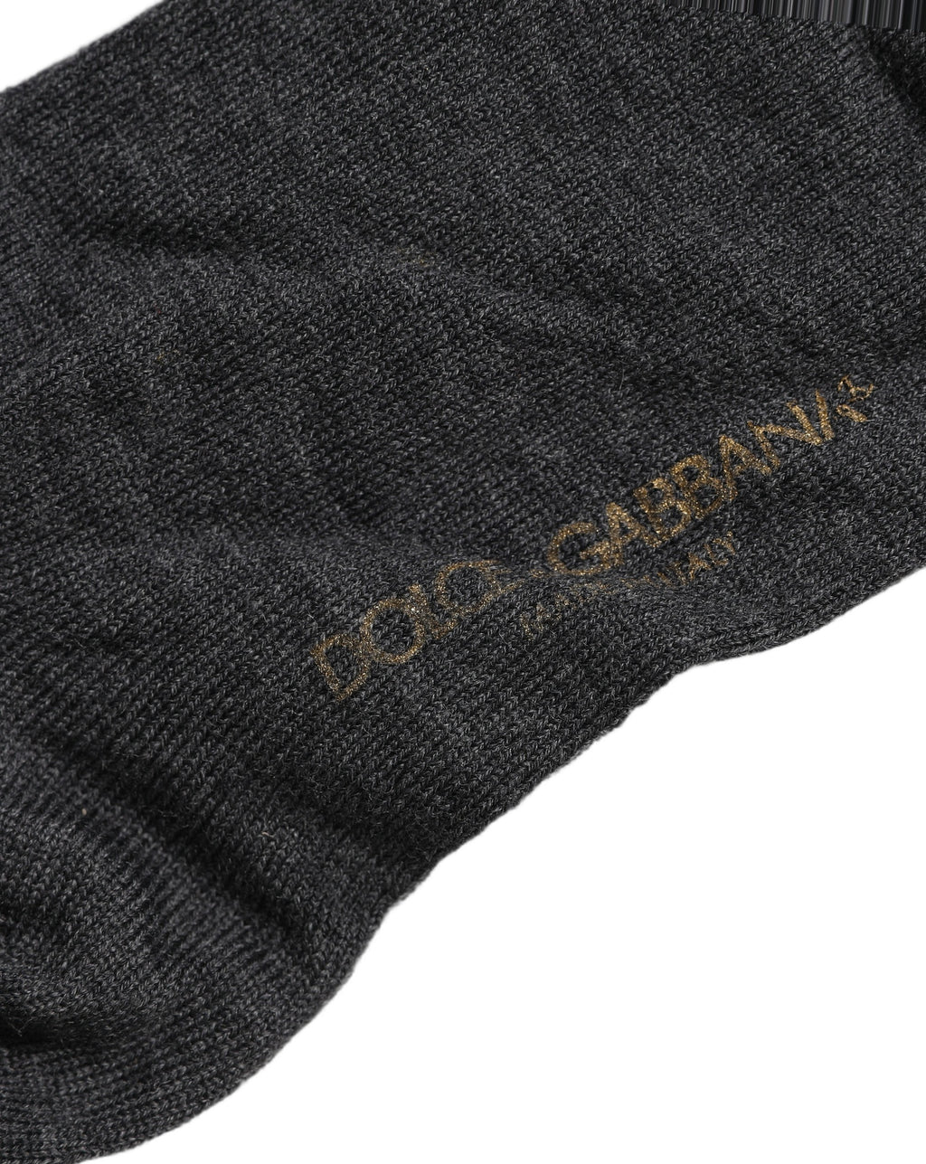 Dark Gray Wool Over The Calf Knee High Accessory Socks