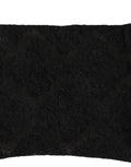 Black Floral Nylon Stretch Mid Calf Socks