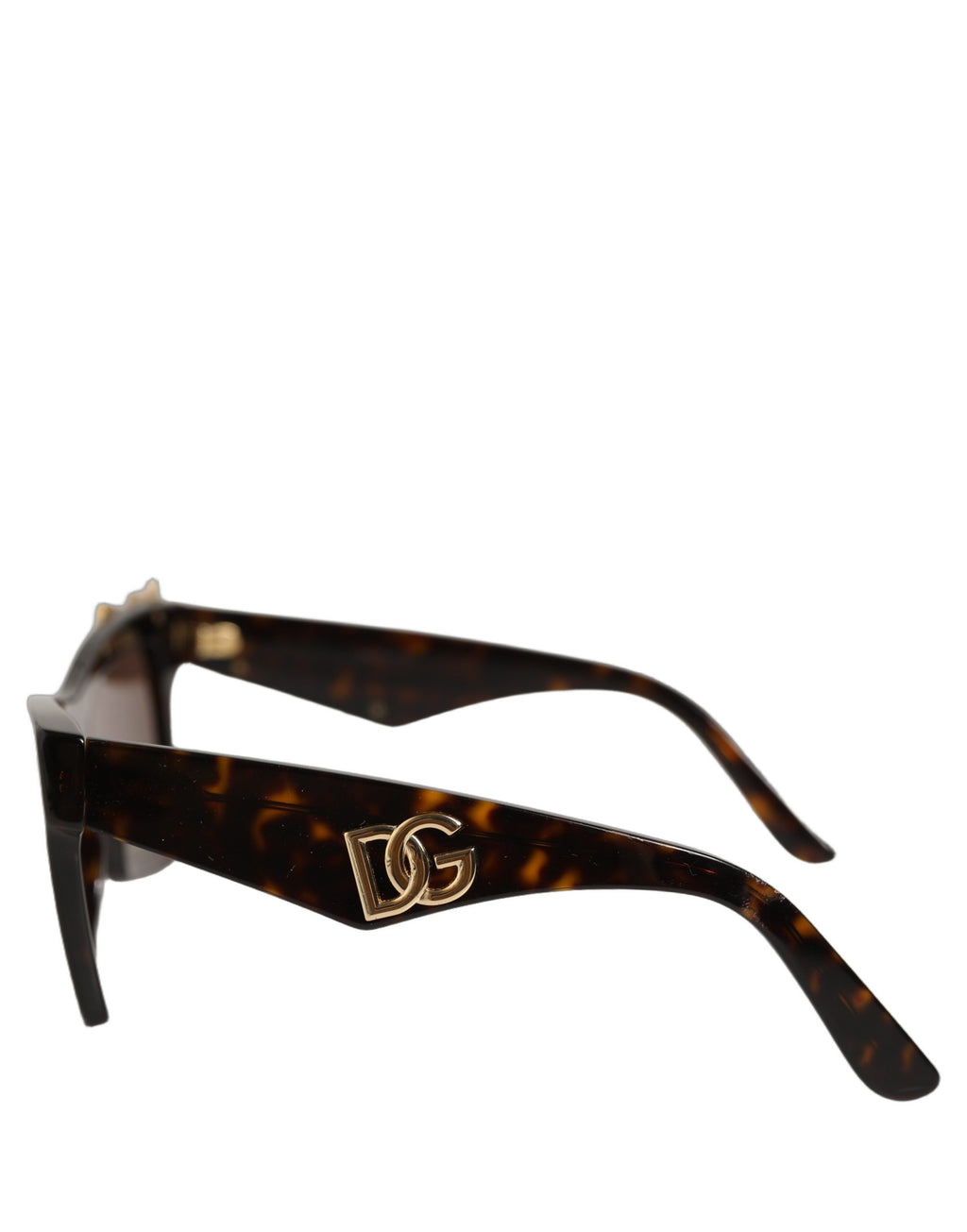 Brown DG4434 Accent Havana Acetate Frame Sunglasses