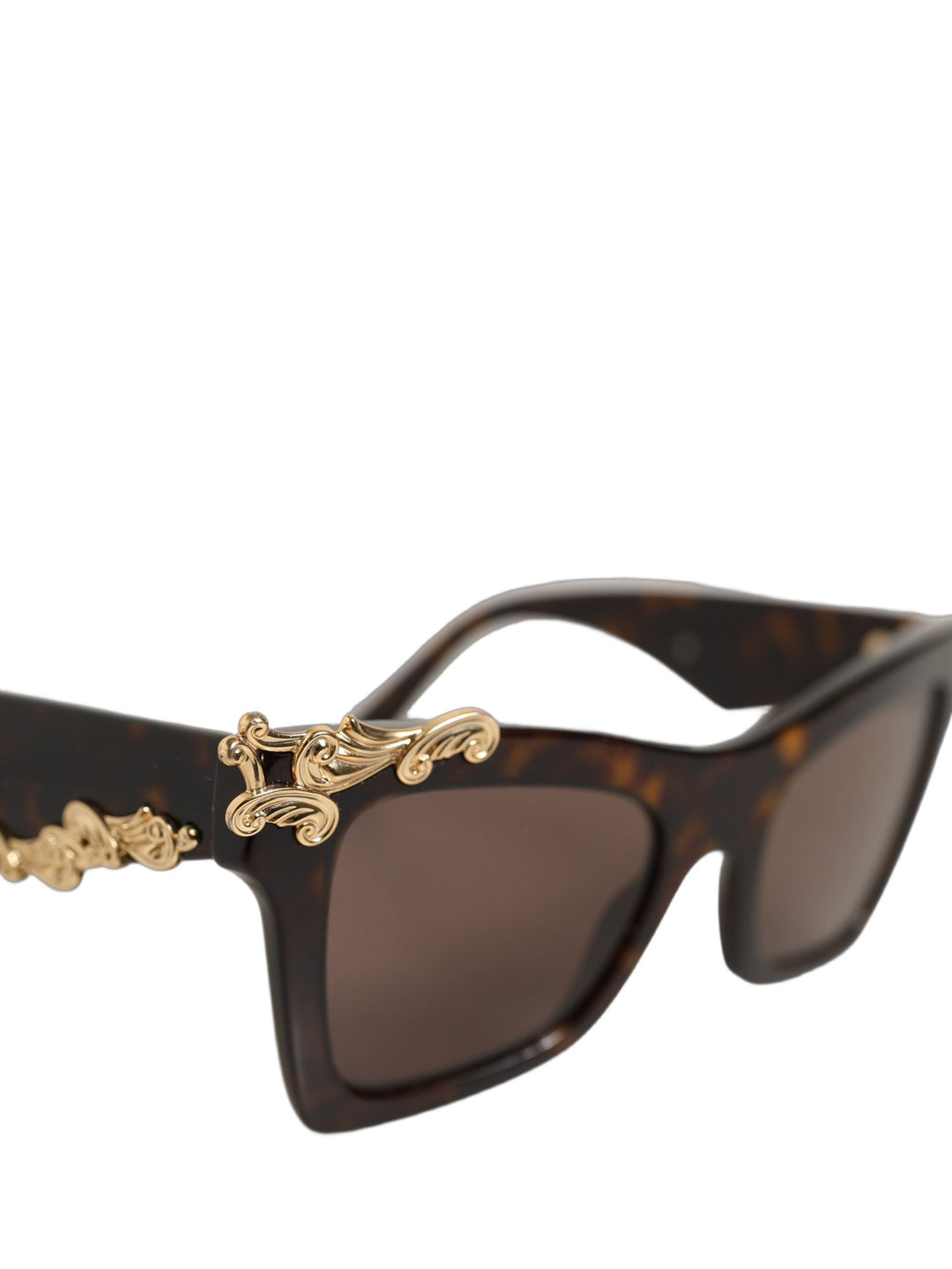 Brown DG4434 Accent Havana Acetate Frame Sunglasses