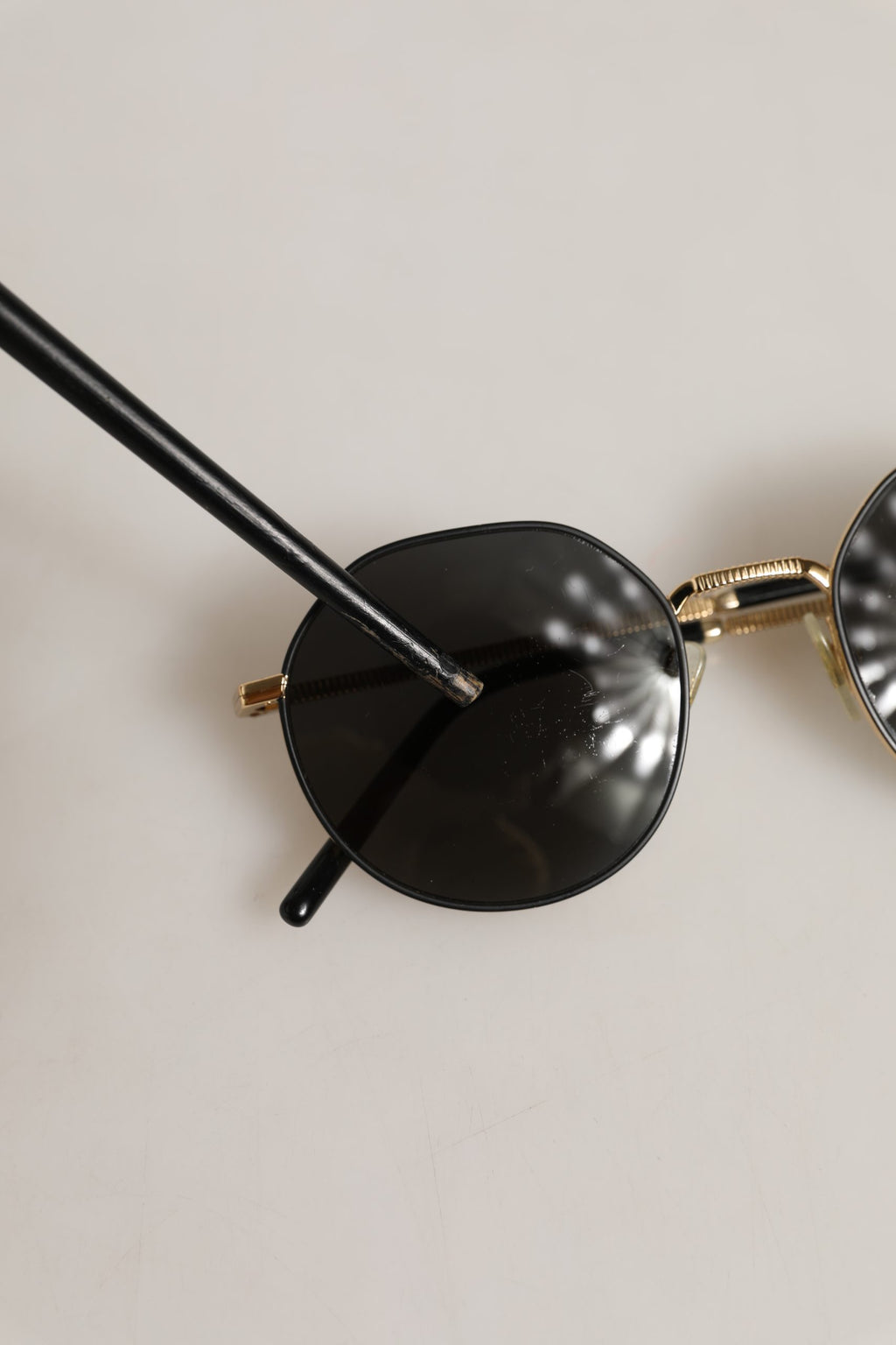 Gold Toned Metal Frame DG2286 Round Eyewear Sunglasses
