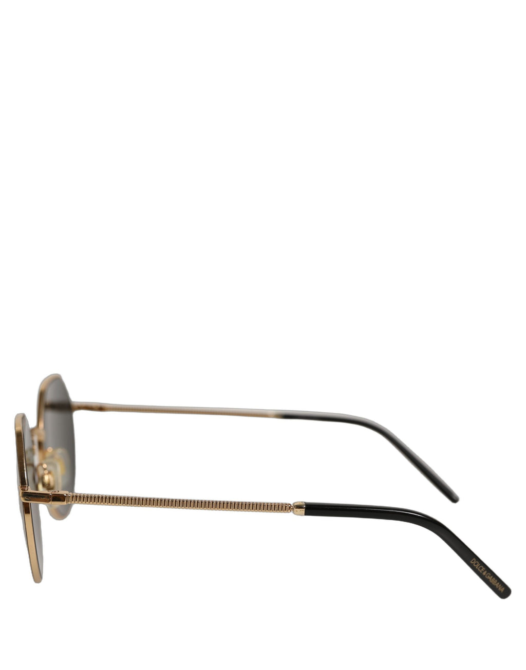 Gold Toned Metal Frame DG2286 Round Eyewear Sunglasses