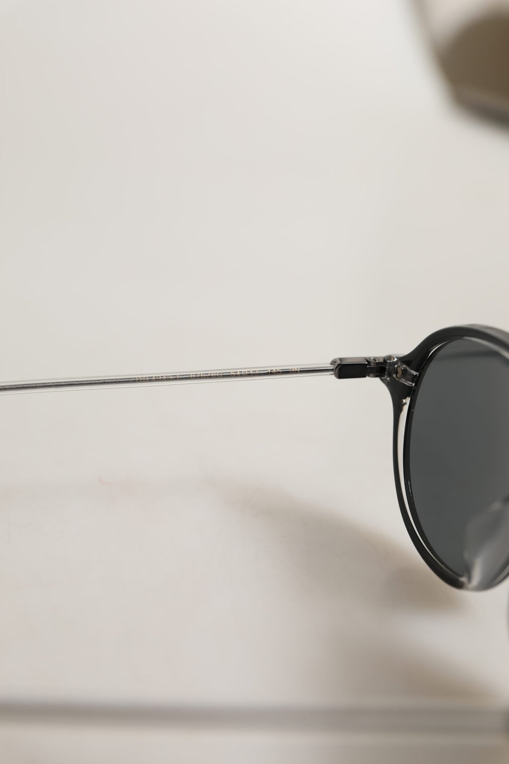 Black Acetate Frame DG4343F Bridge Detail Sunglasses