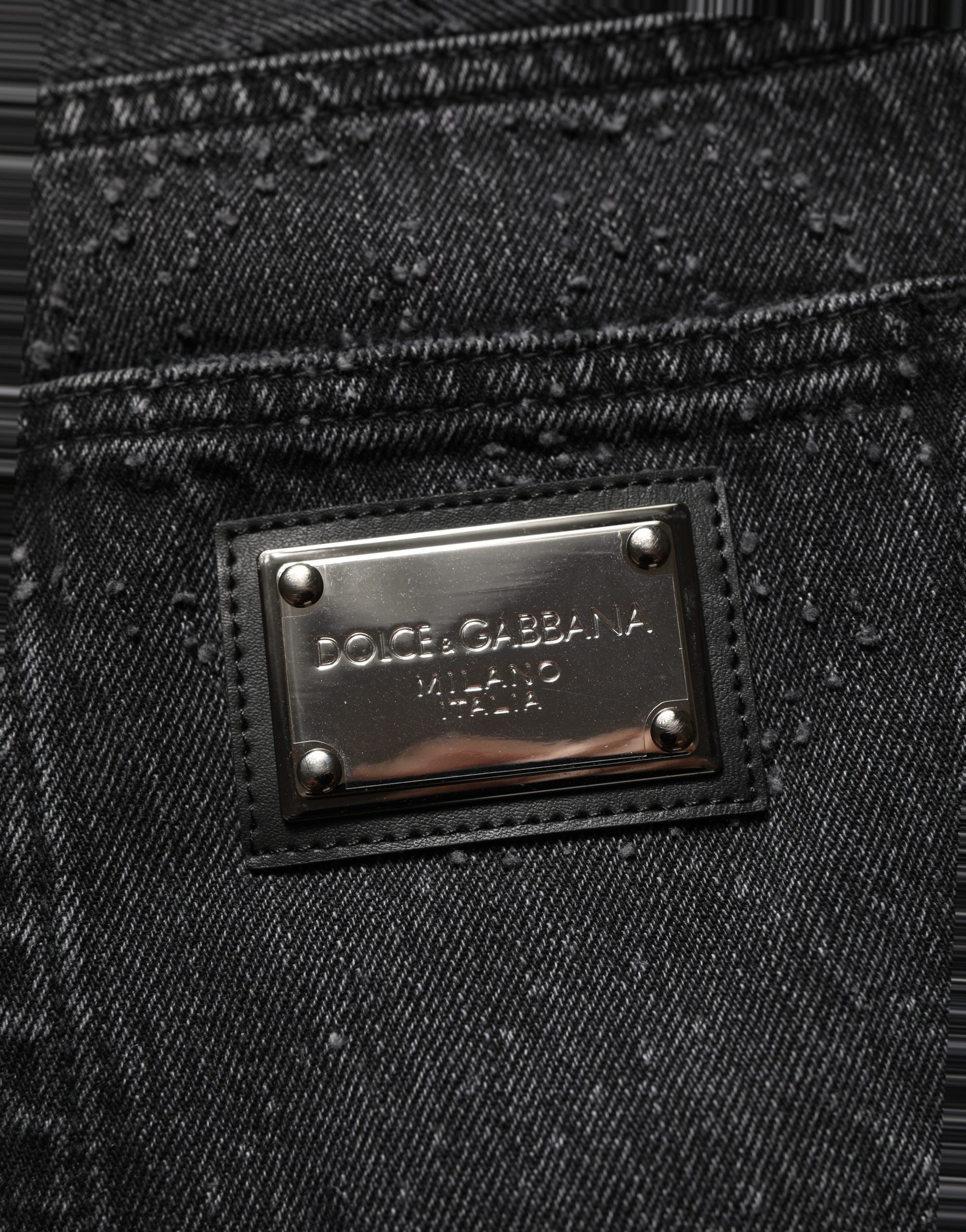 Dark Gray Cotton WideLeg Oversize Denim Jeans