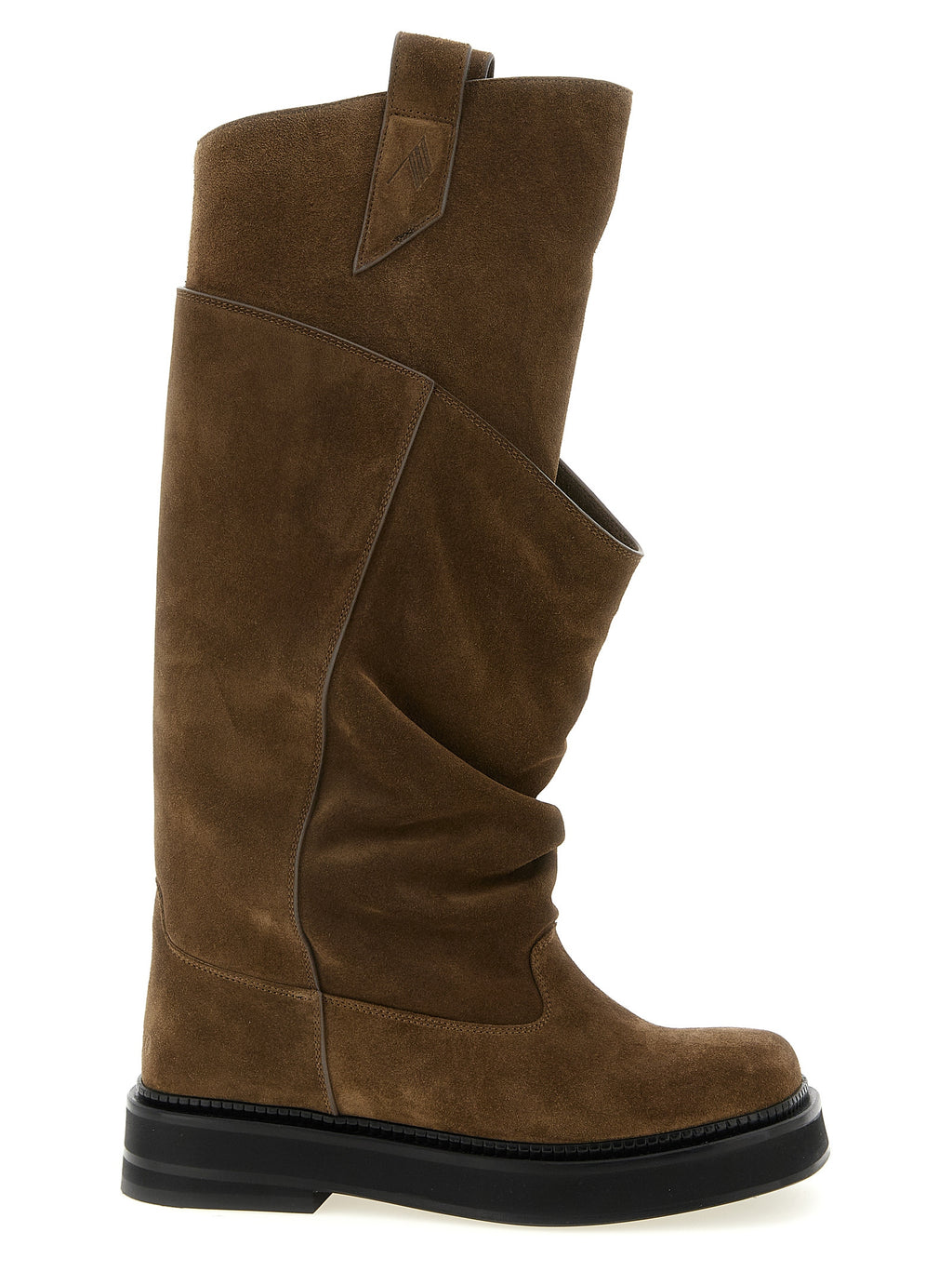 Brown Calfskin Over The Knee