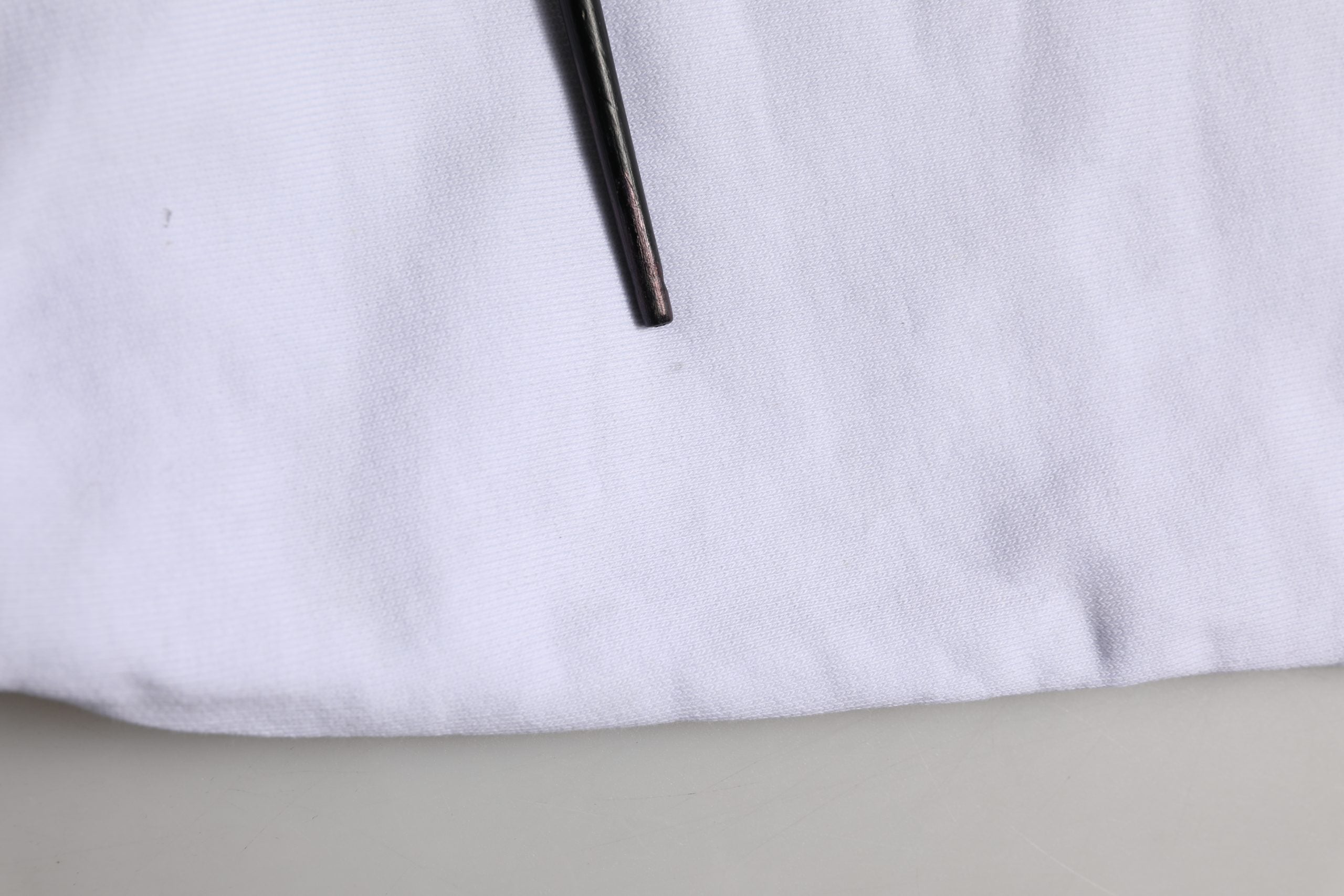 White Cotton Drawstring Jogger Trouser Pants